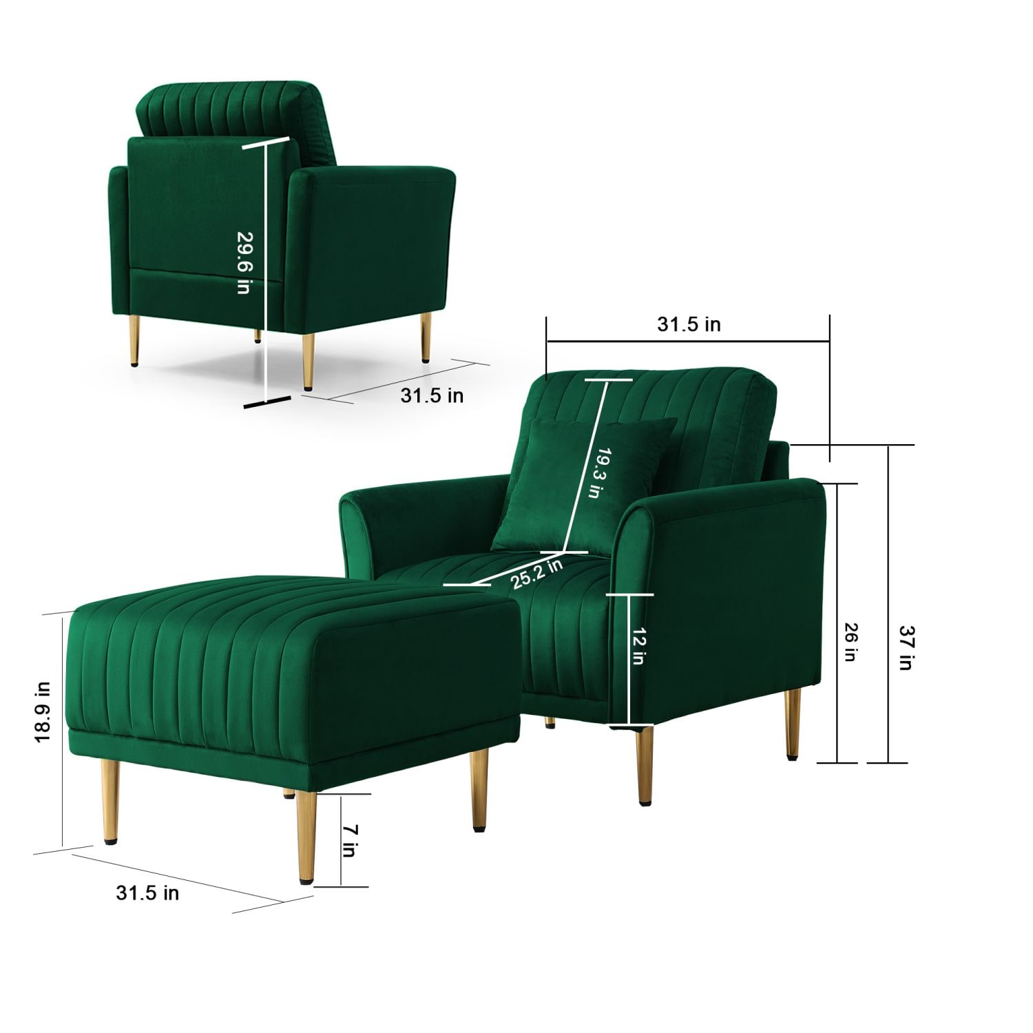 JASMODER W714S00022 Sofas-Loveseats - View #3