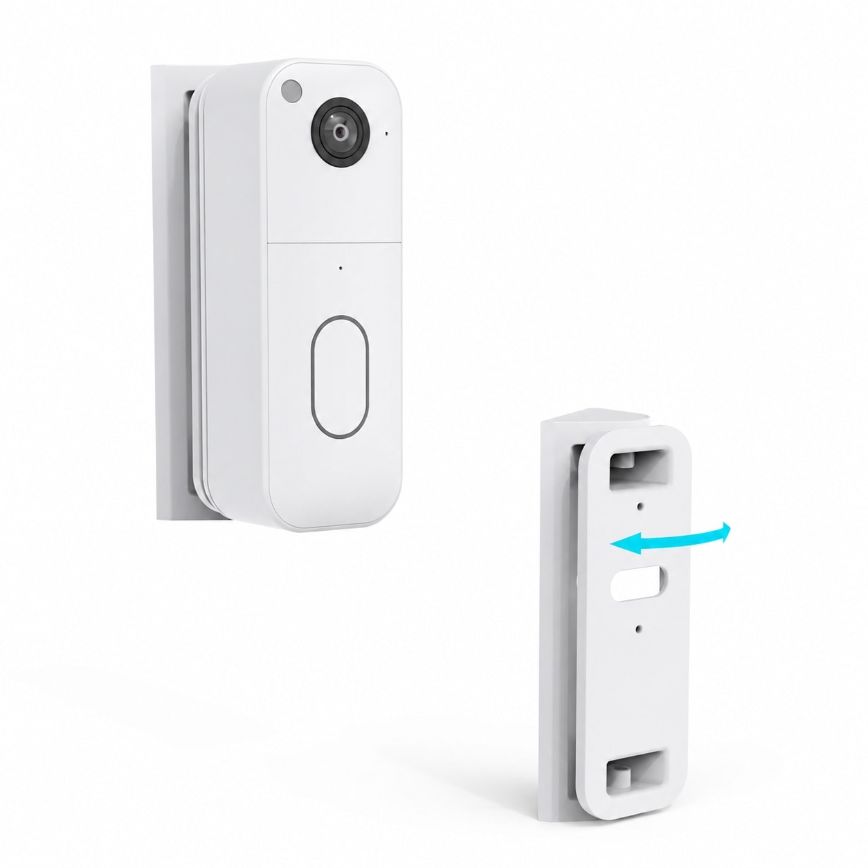 Justincity Adjustable Wall Mount for Video Doorbell Second Generation 0 ...
