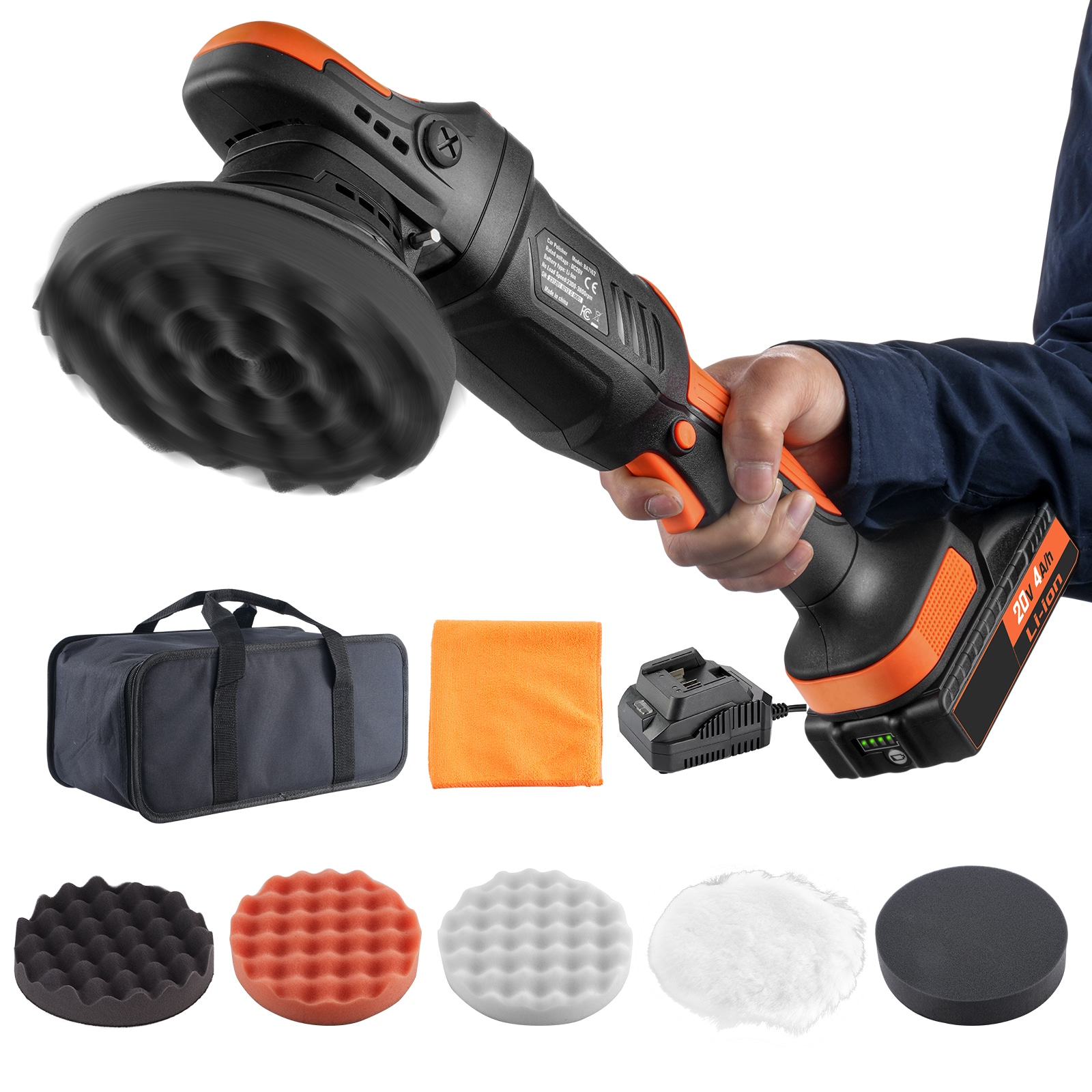 SKYSHALO ZYJQ61110220V295AV5 Variable Corded Polisher