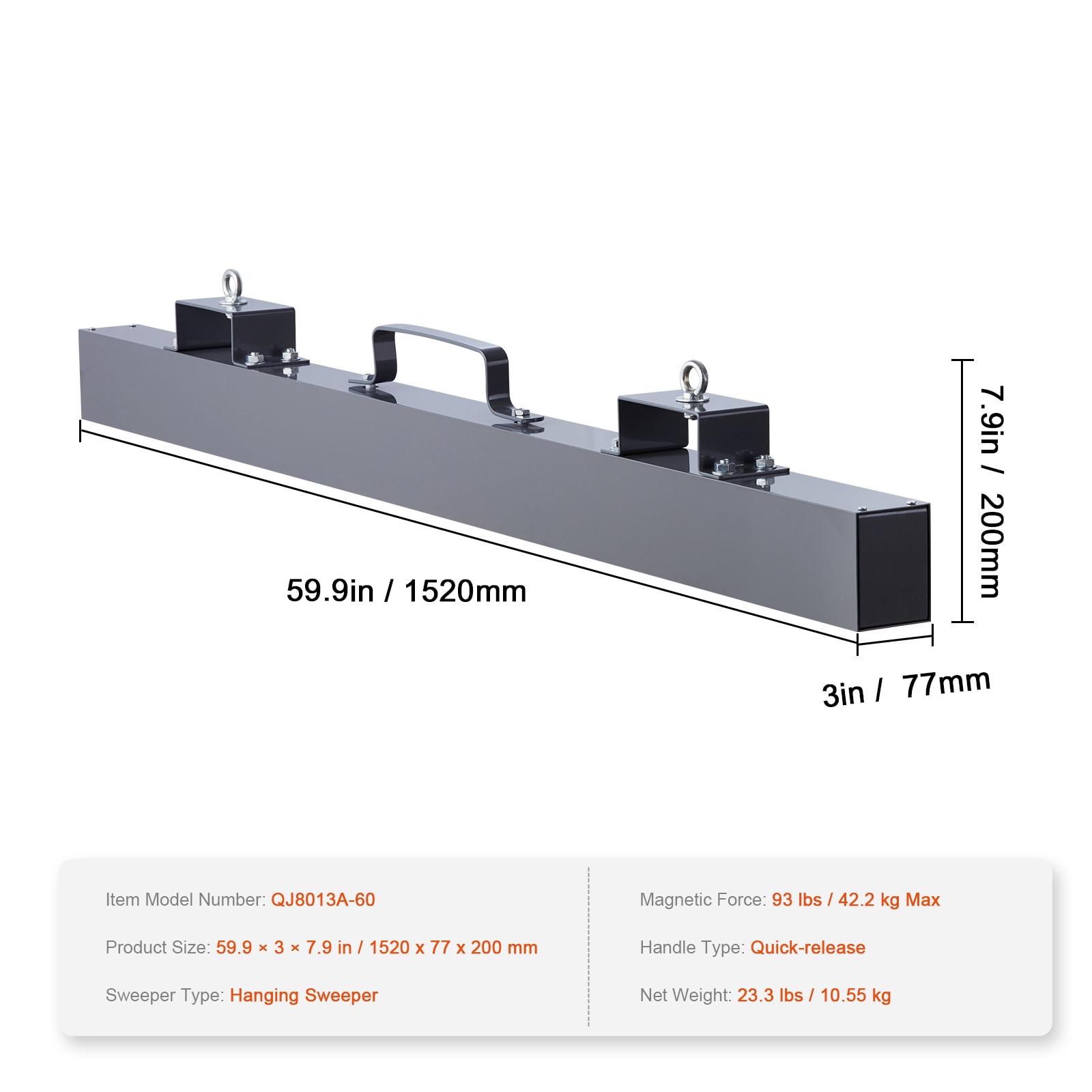 VEVOR SCXGSCXQSQX601879V0 Magnetic-Tools - View #7