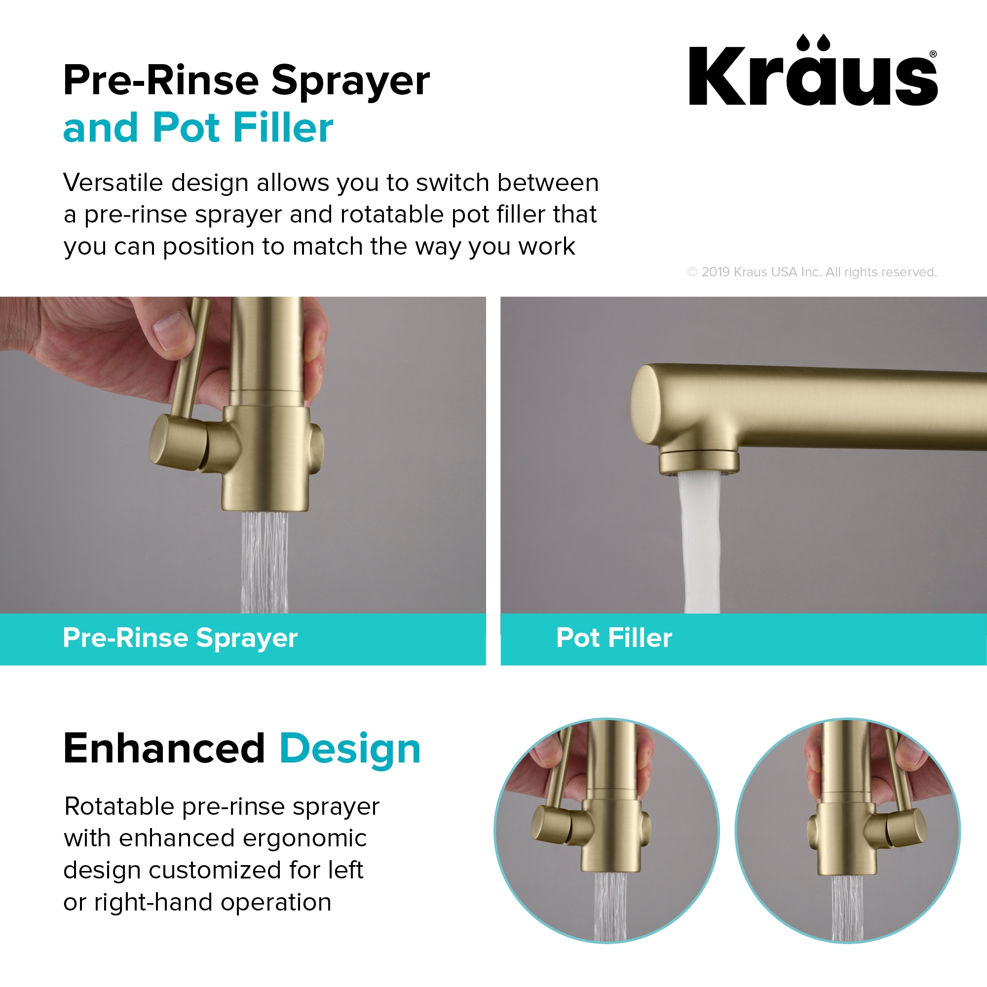Kraus KPF-1603BG Kitchen-Faucets - View #7