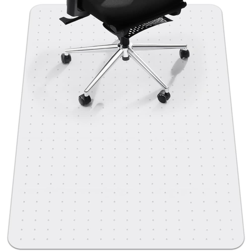 Aoibox  1 Piece Office Chair Mat for Carpet 32x48 Clear Heavy Duty Desk Protector Studded Underside for No Pile Low Pile Carpet Easy Chair Movement