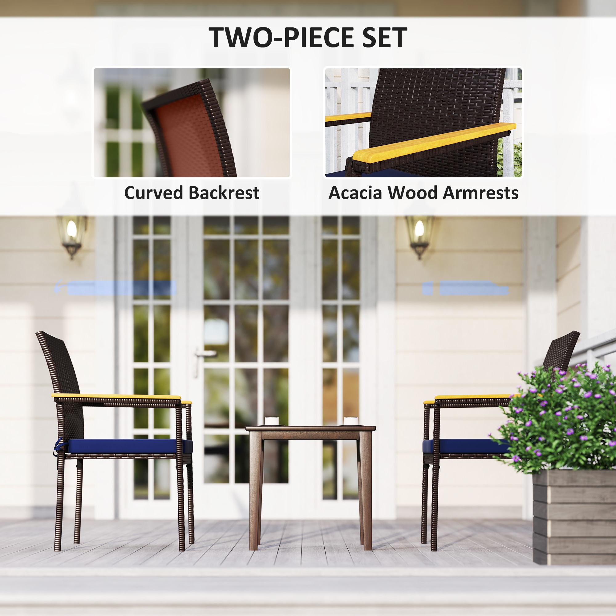 Outsunny 861-097V00NU Patio-Dining-Sets - View #7