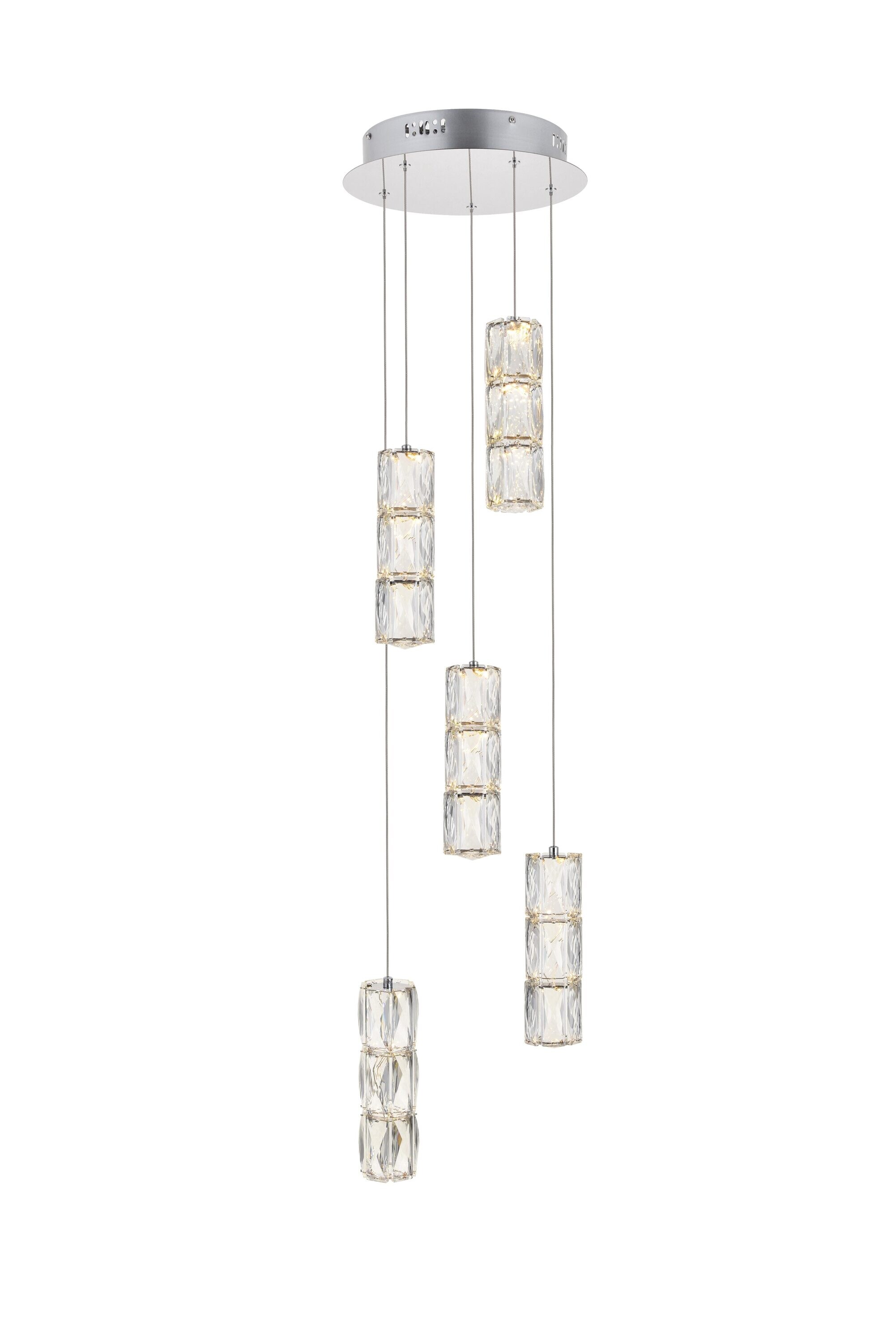 Elegant Decor HF10500D5RC Pendant-Lights - View #3