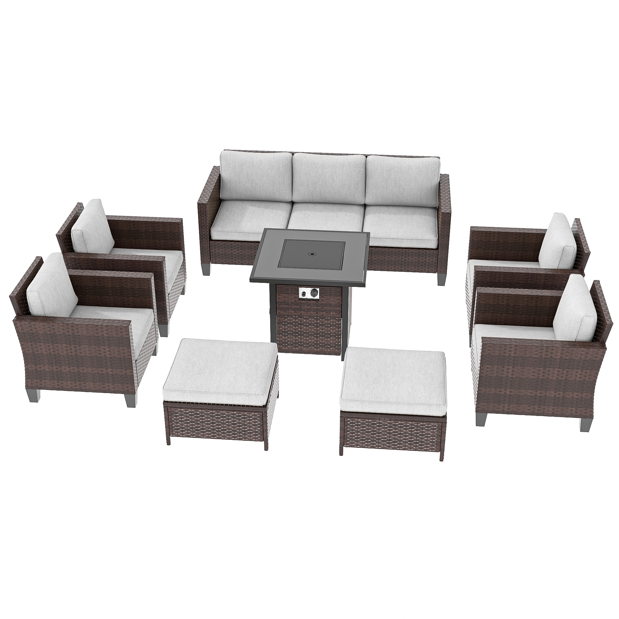 Sonkuki SD-PS-115BLY-S2T4 Patio-Conversation-Sets - View #7