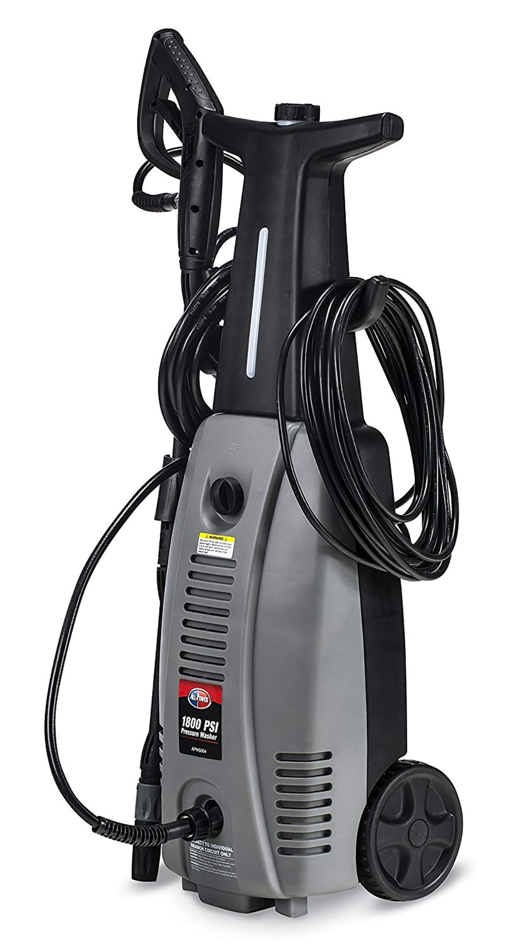 VEVOR Electric Pressure Washer, 2150-PSI 1.85-GPM, Foam Cannon  High-Pressure with 5 Different Nozzle, 20ft Hose/35ft Cord Lightweight Washer,  Portable Cleans Cars/Fences/Patios/Furniture/Floor/Window