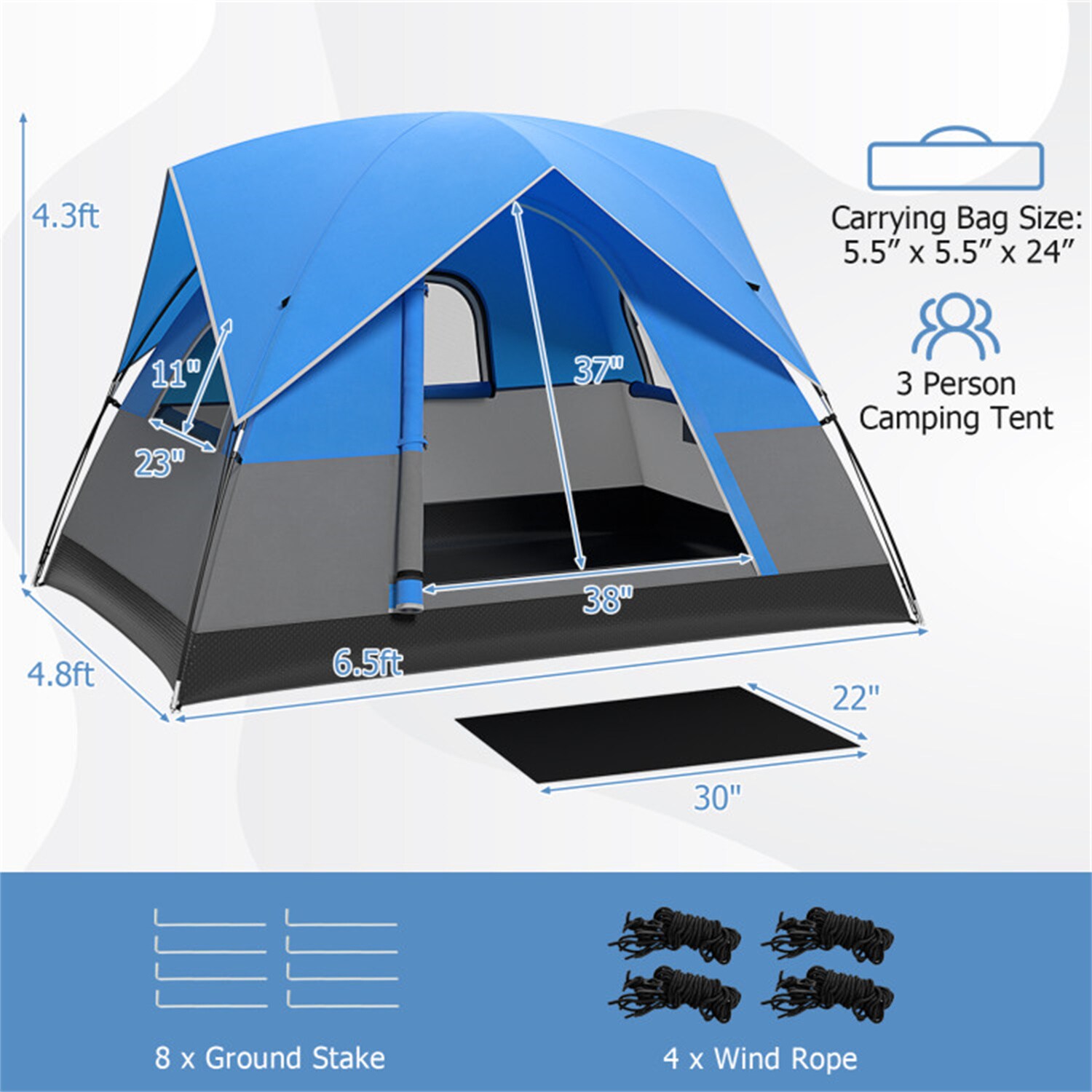 BABOOM BOM-11642BL-CO tents - View #5
