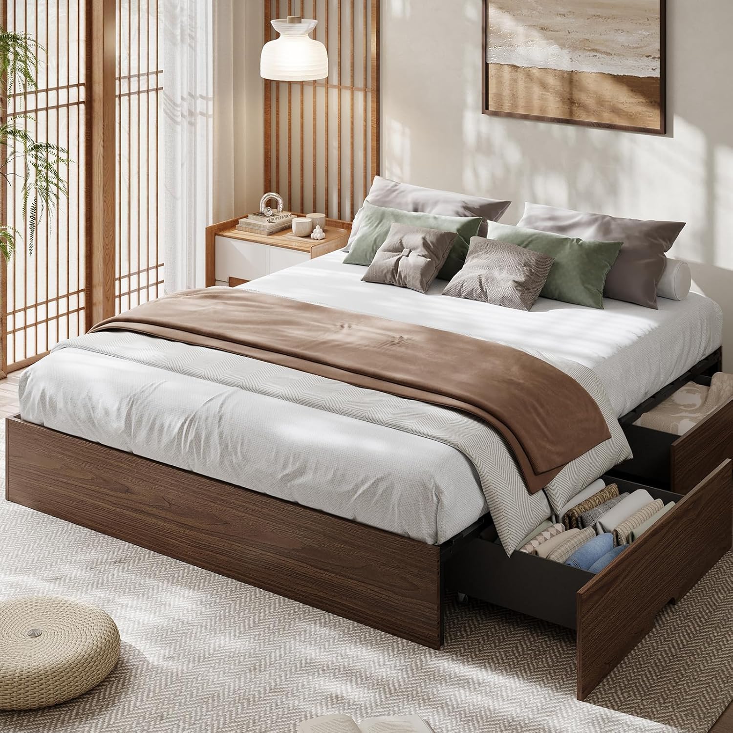 DRT クラッシュ9 Low Queen DRT クラッシュ9 Low Queen Qeetex Queen Size Wood Platform Bed