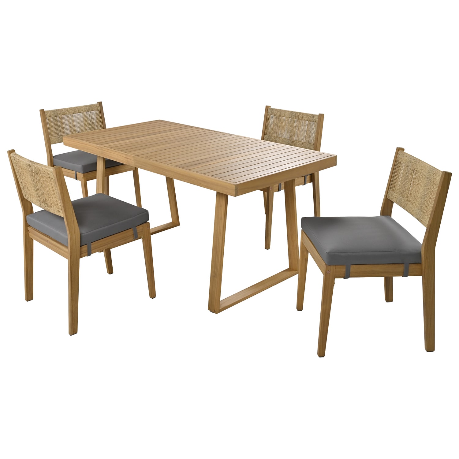 SINOFURN SYA020355GY Patio-Dining-Sets - View #15