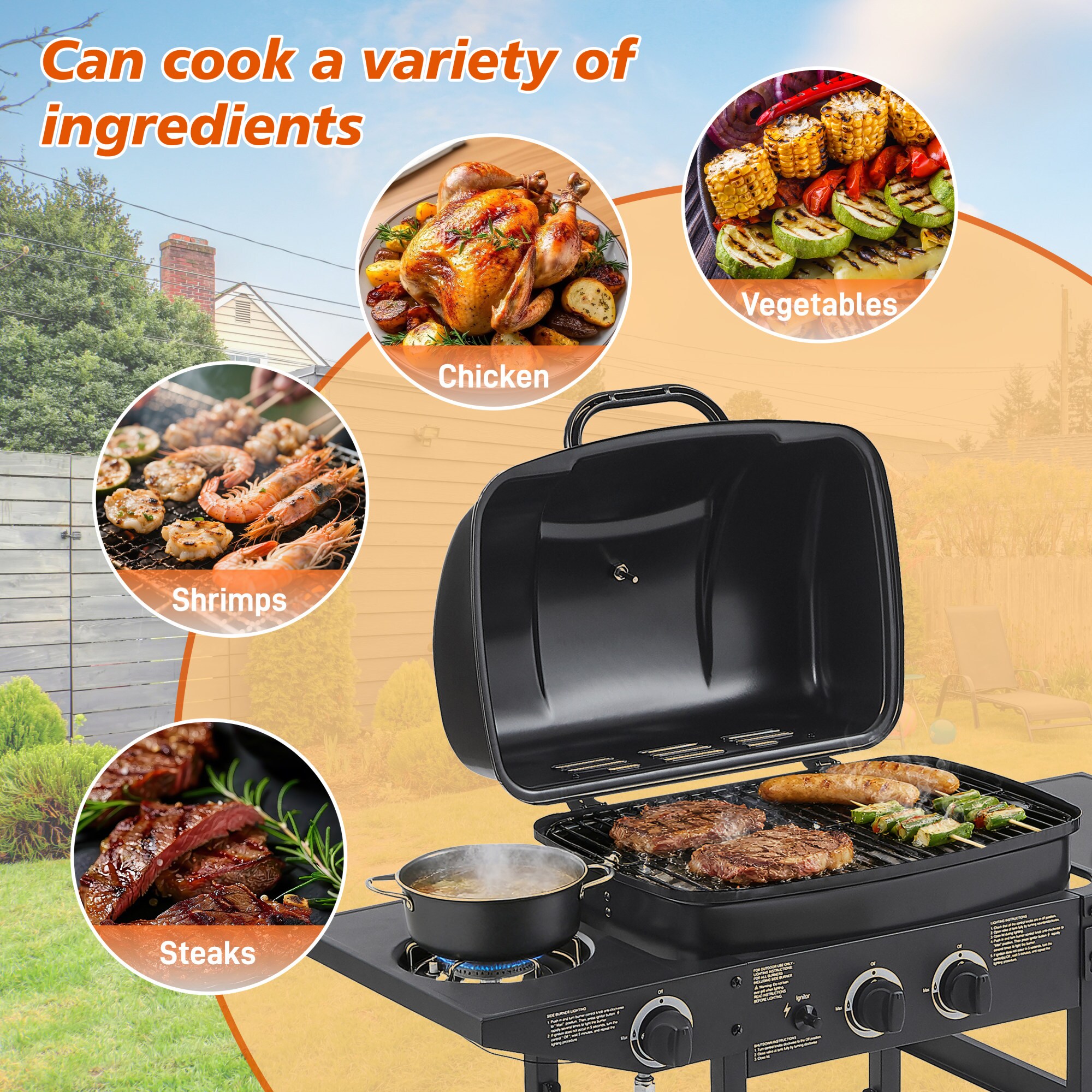 Afoxsos LAF0319G06 Gas-Grill - View #5