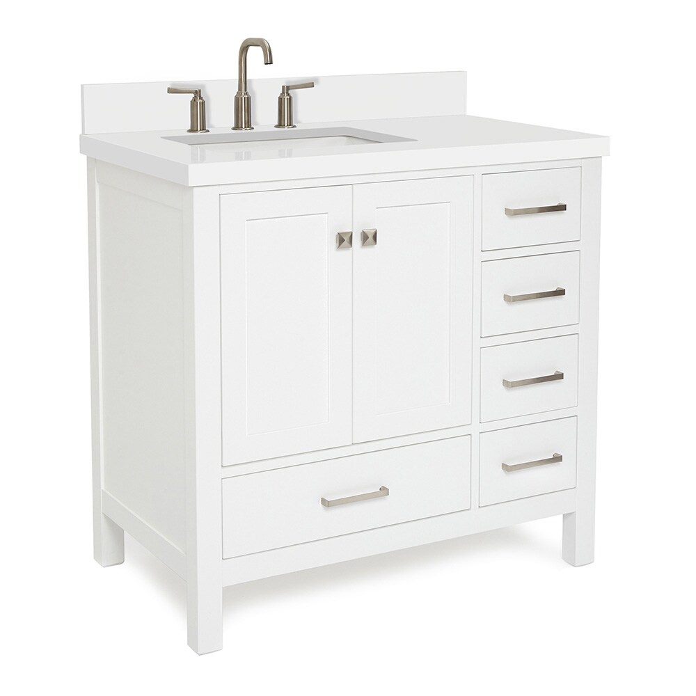 ARIEL A037SLWQRVOWHT Bath-Vanity-Combo - View #3