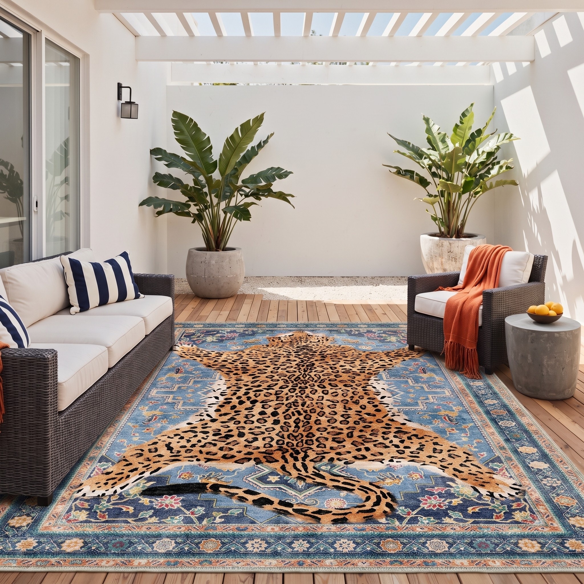 BAVNI ARN024-LEOPARDBL-6X9 rugs - View #5