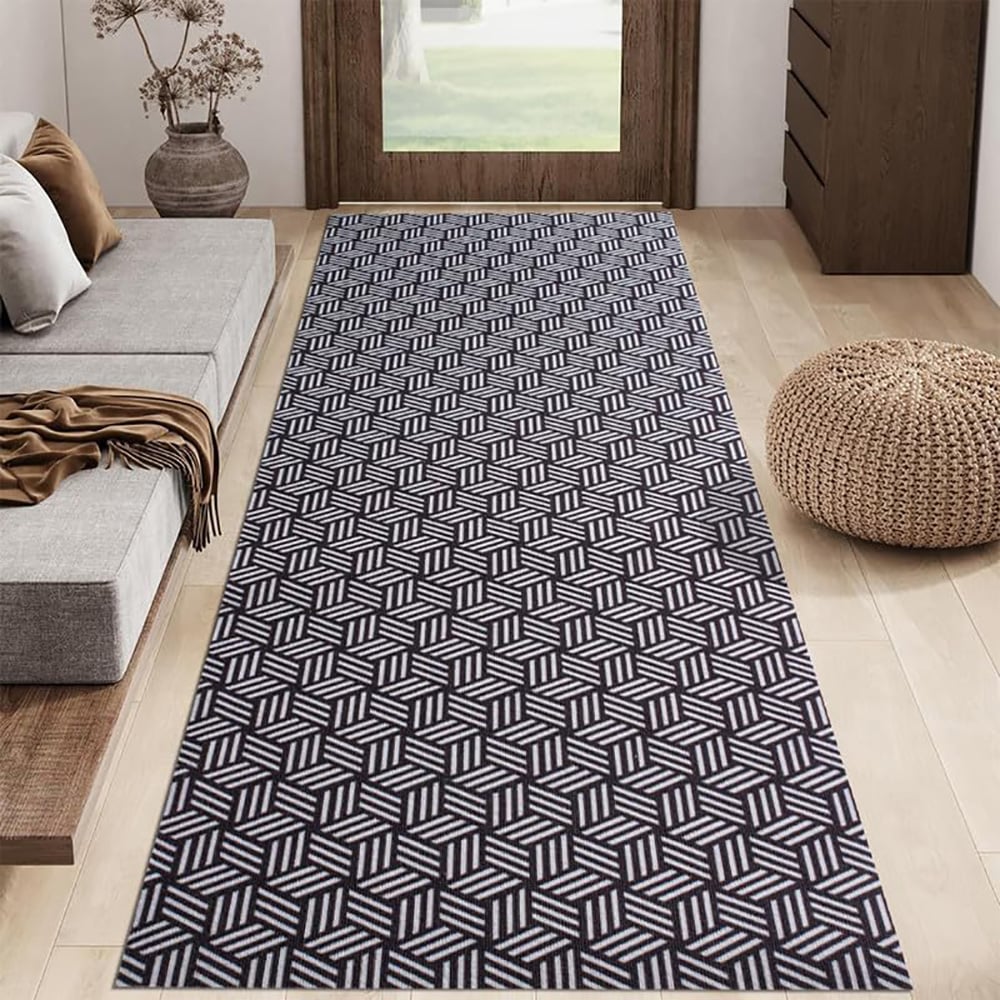 LITA LS-M9-3FT 3 ft W Cut-to-Length Hallway Runnner Rug Utility Runner (By-the-Foot)