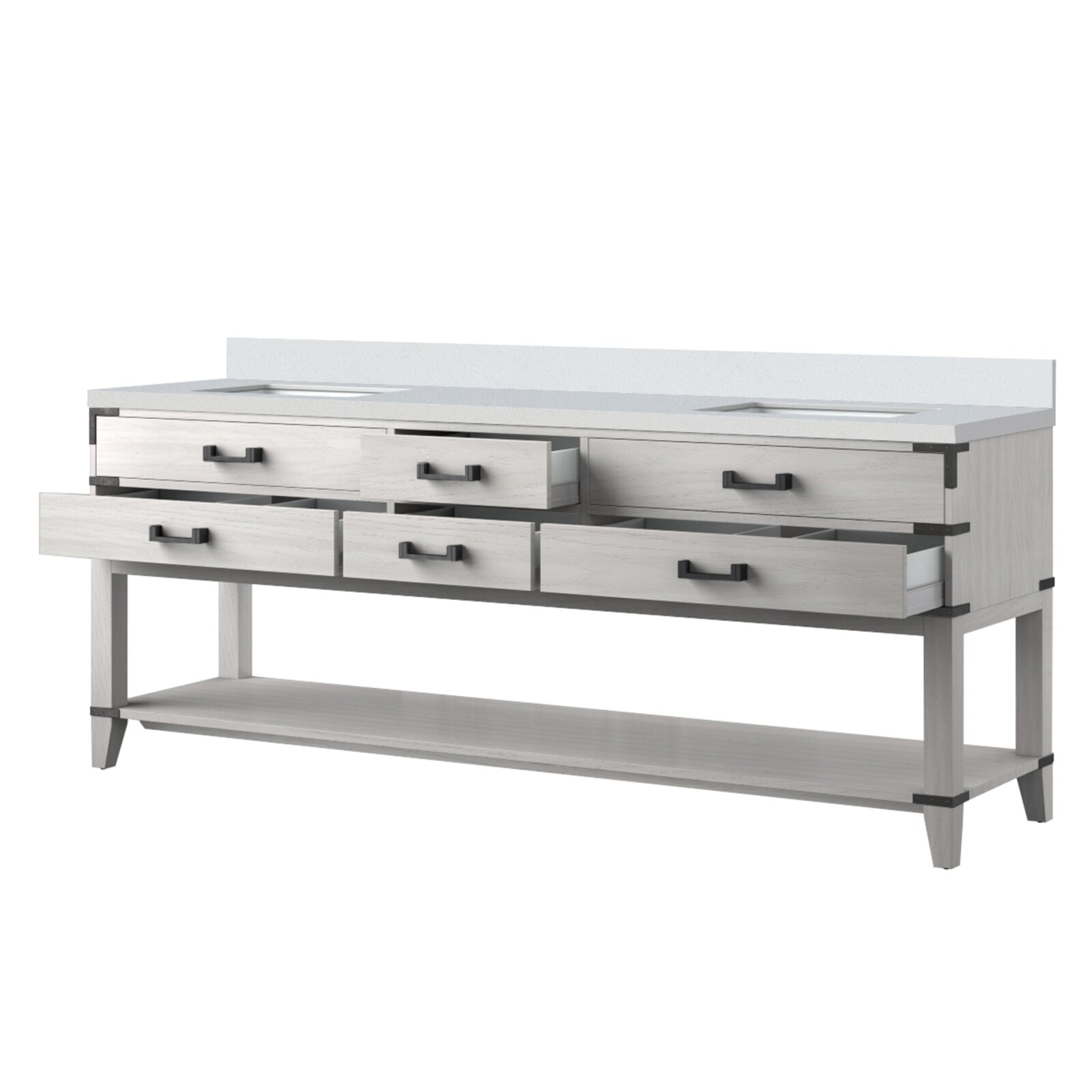 Lexora LVGR84DM200 Bath-Vanity-Combo - View #3