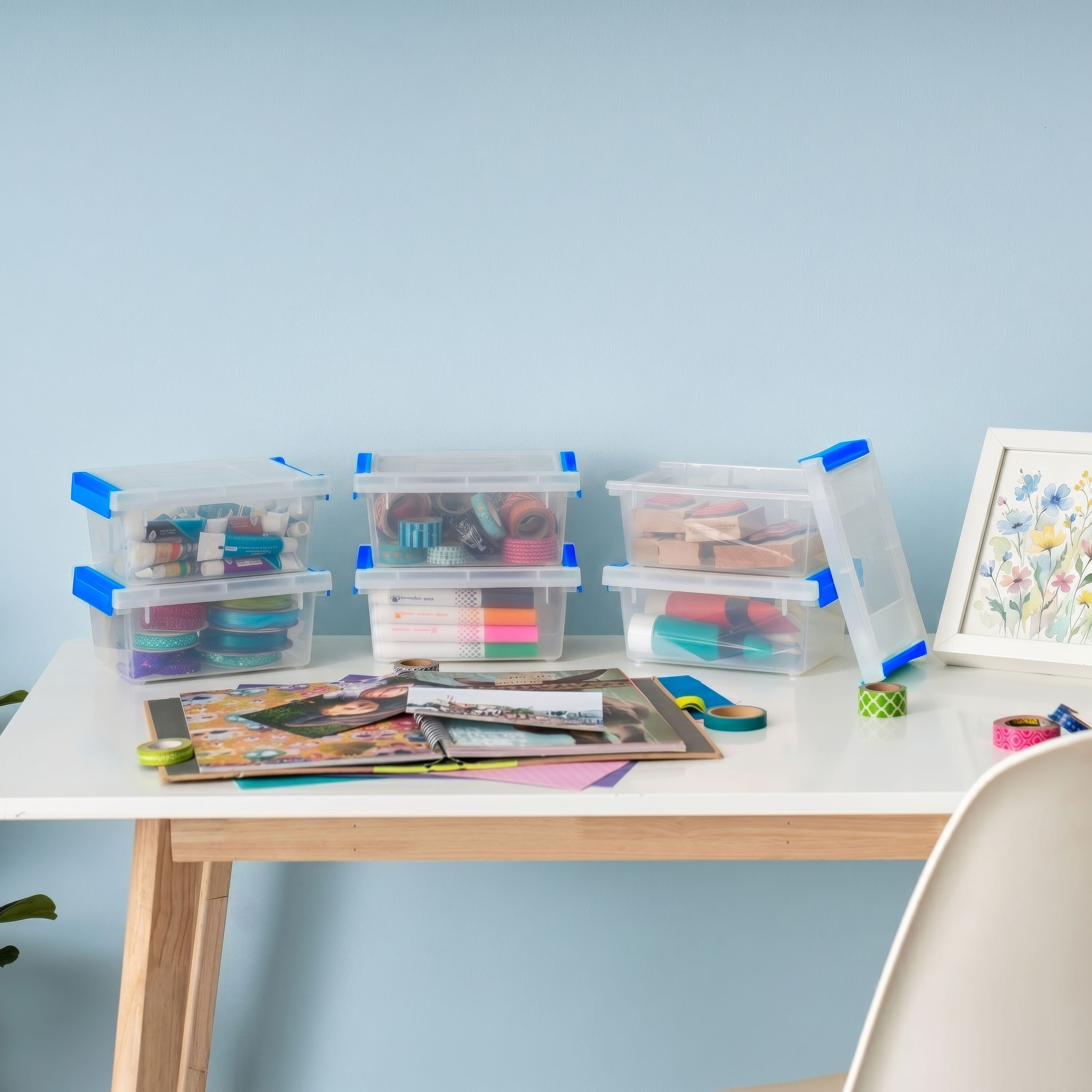 IRIS 500607 Plastic-Storage-Totes - View #3