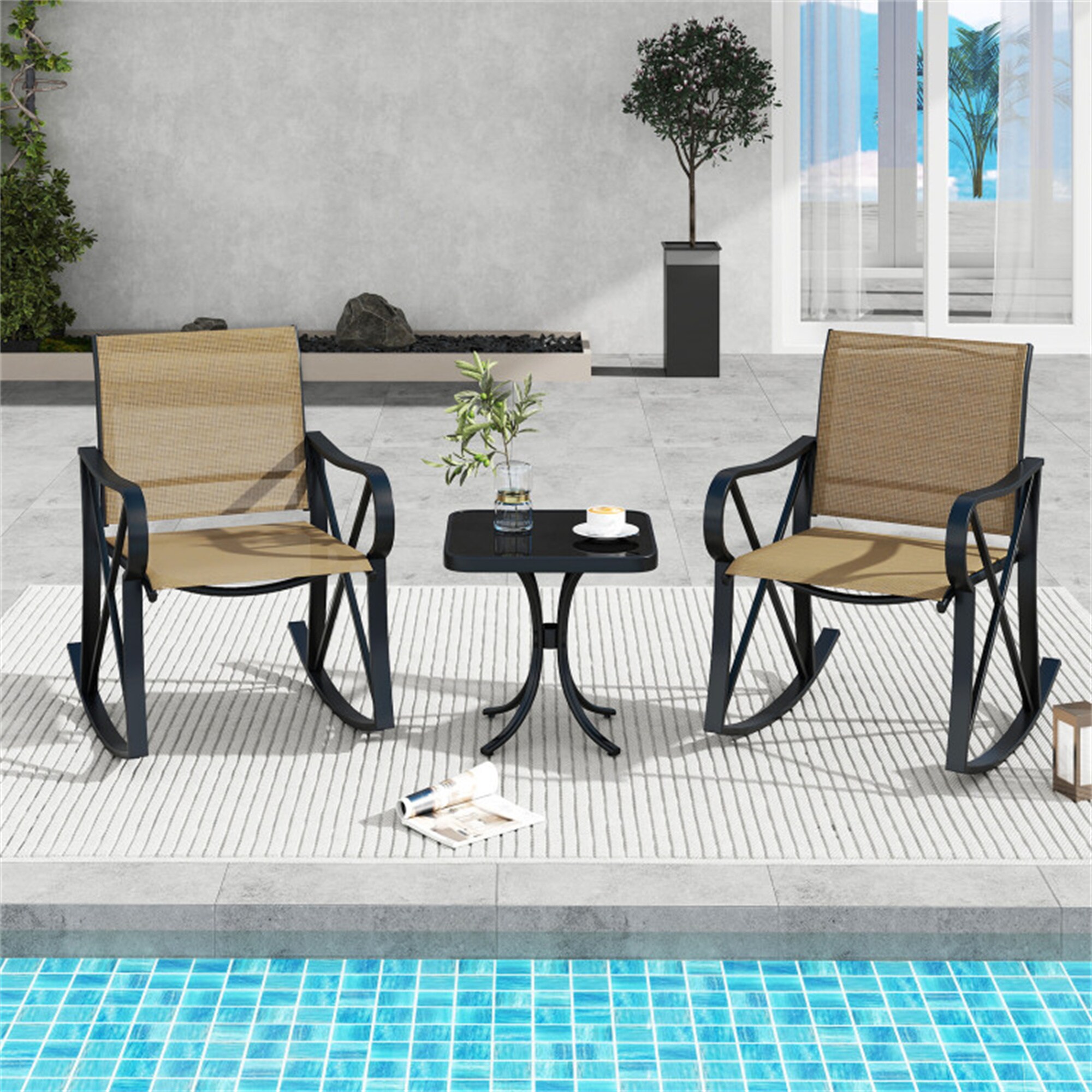 BABOOM BOM-35WH-CO Patio-Conversation-Sets - View #3