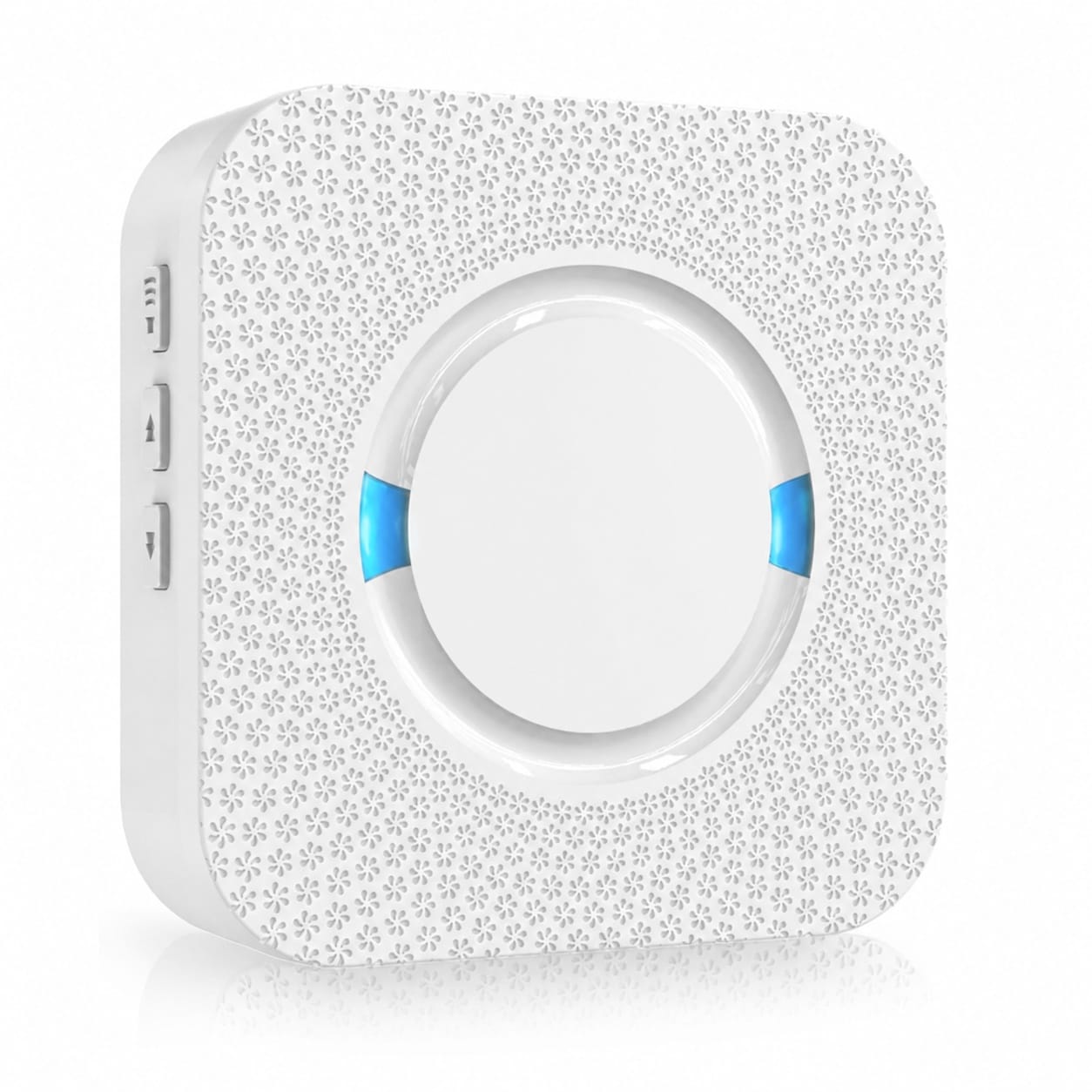 AKSCYZM  Wireless Caregiver Pager System with Plug In Receiver 55 Chimes 5 Volume Levels for Home Store or Business Entrance Alert Waterproof