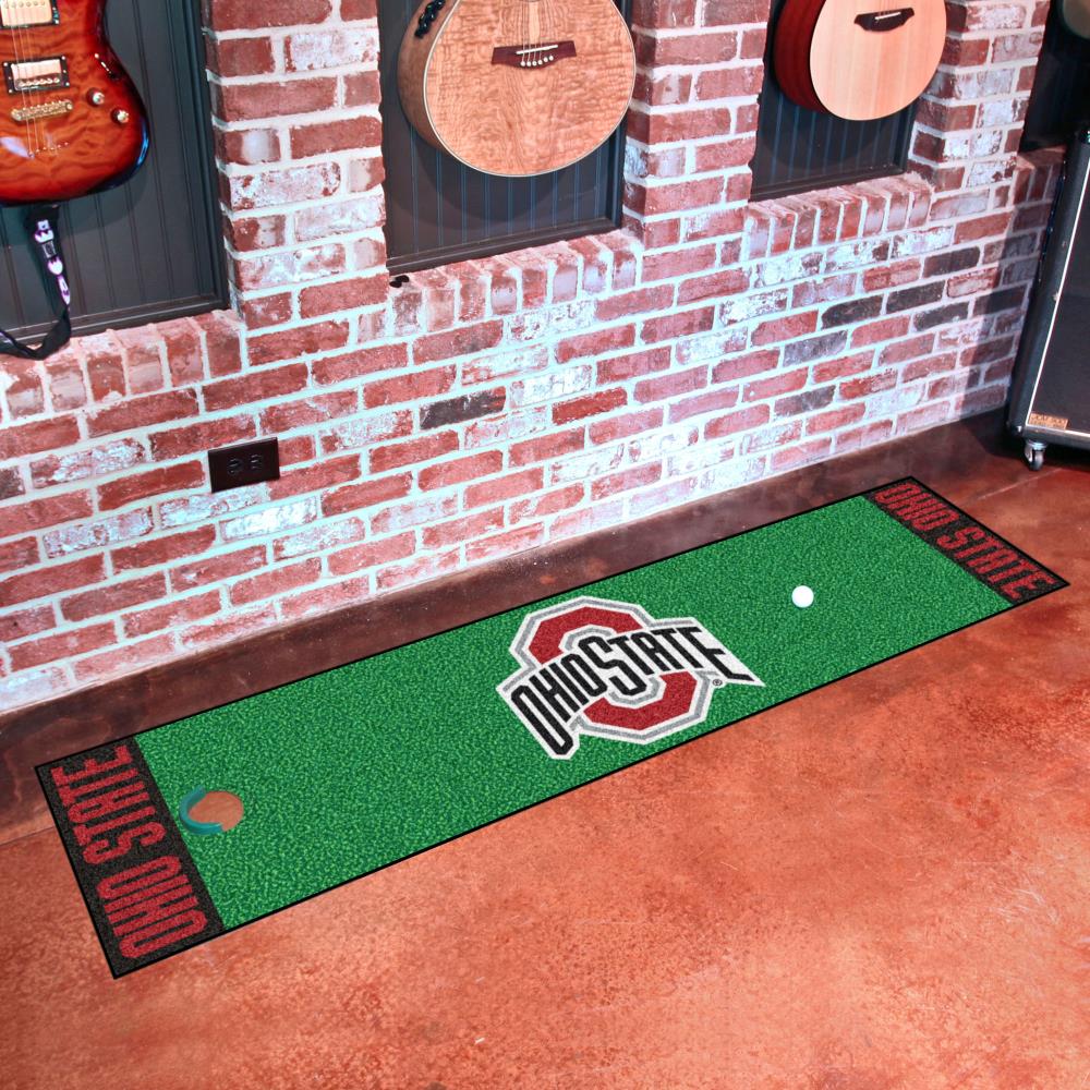 FANMATS 9078 1.5-ft x 6-ft NCAA Putting Green Mat Putting Green