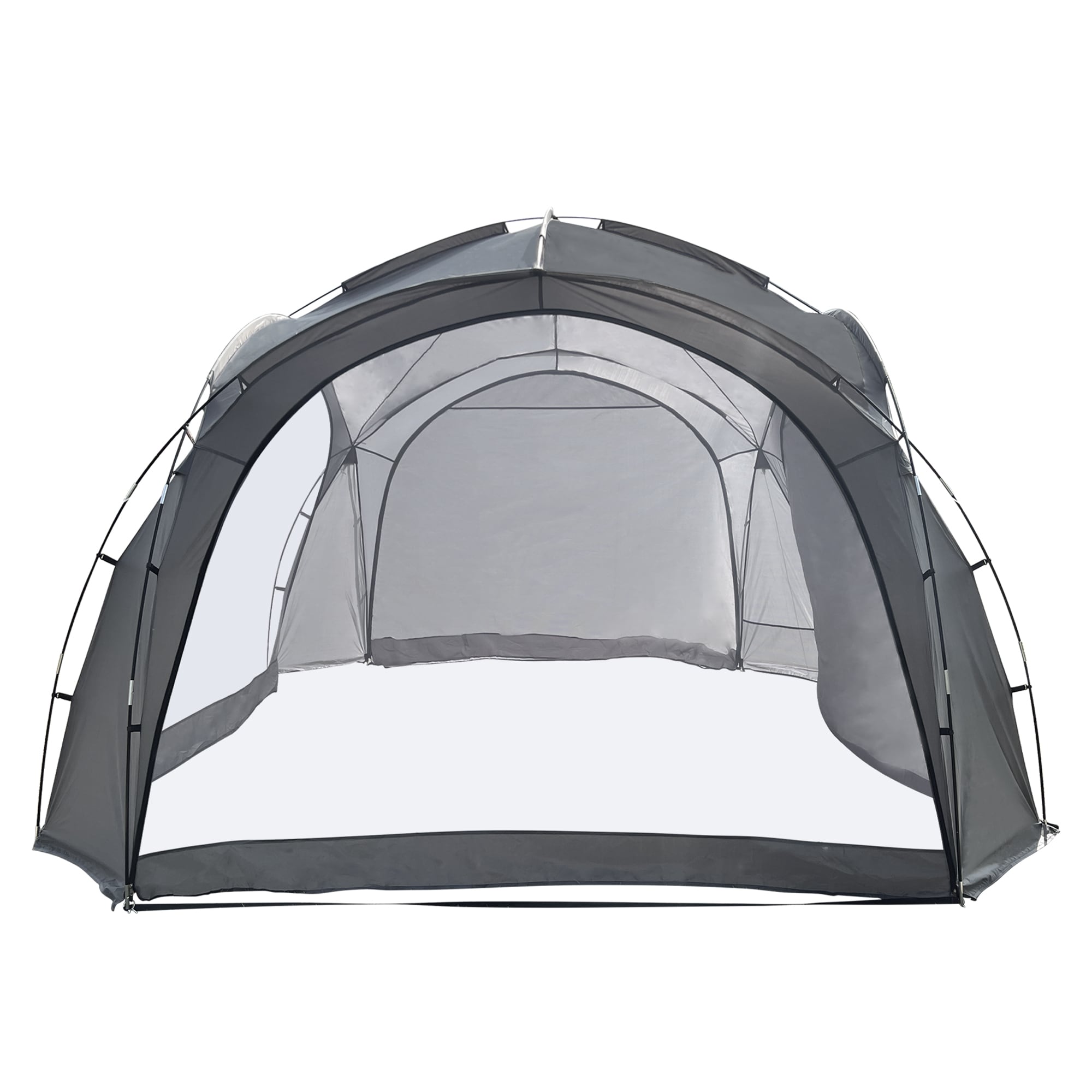 Core 9 ft. x 14 ft. Blue Pop-Up Tent with LED Lights and Instant