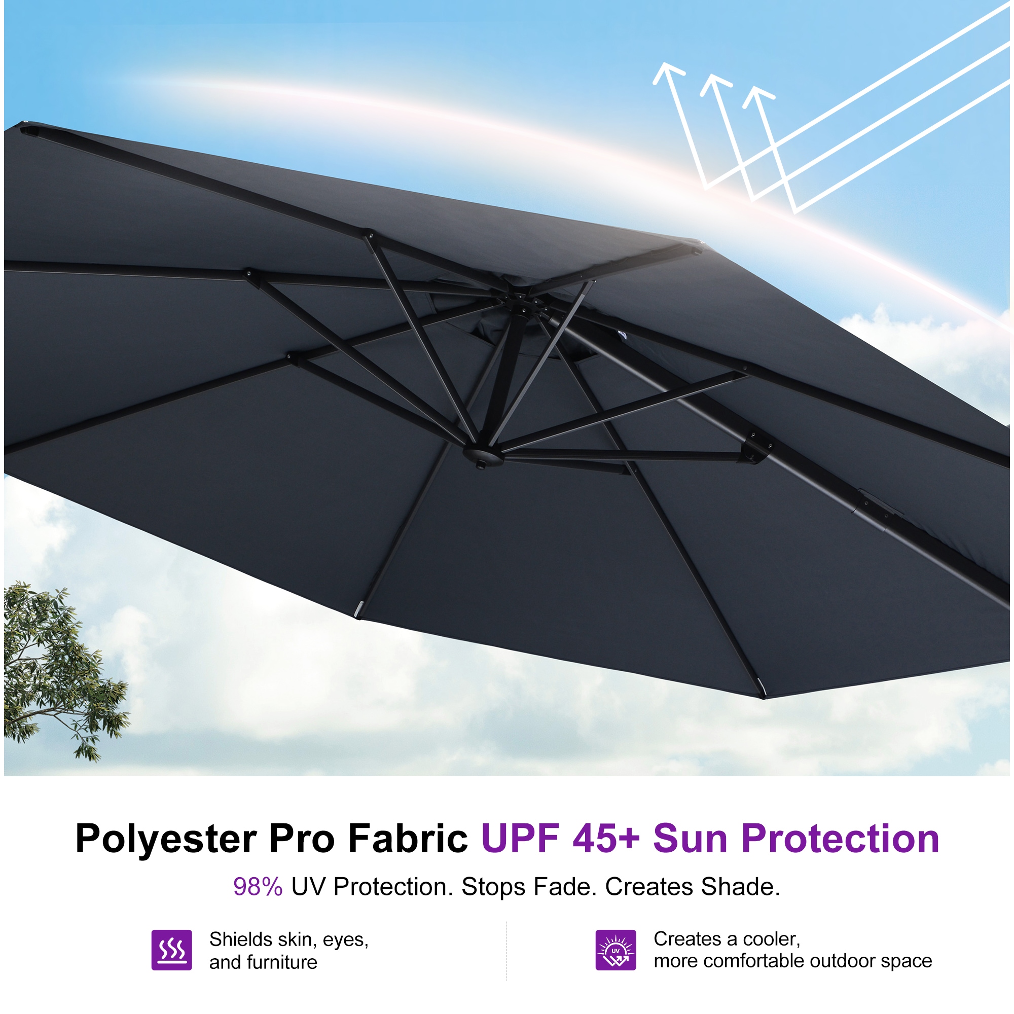 PURPLE LEAF LS05YKLRS12-KK Umbrellas-2 - View #5