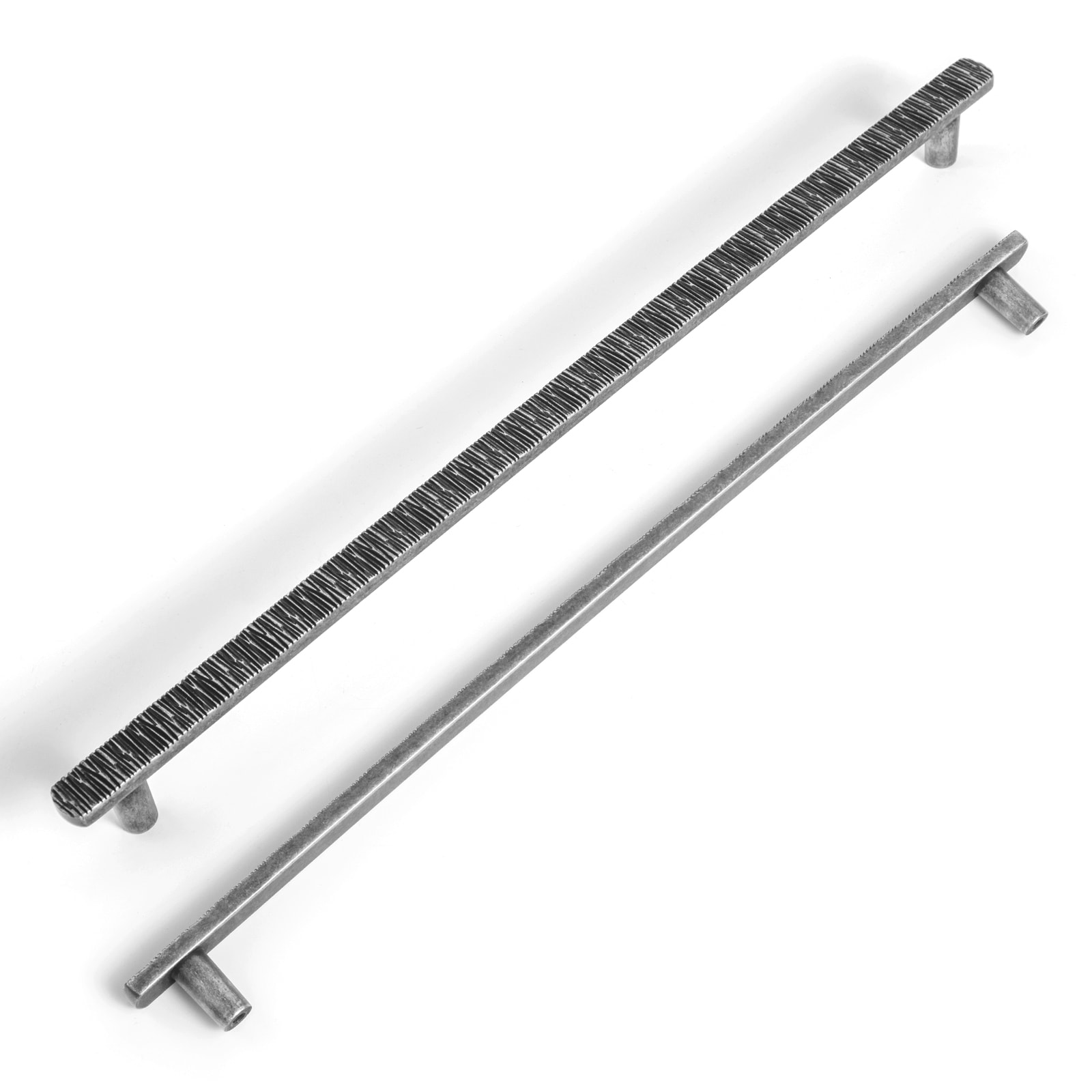 Miaokesen 9617GY-320 12-5/8-in , 320mm Center to Center Antique Silver Novelty Bar Drawer Pull 6 -Pack