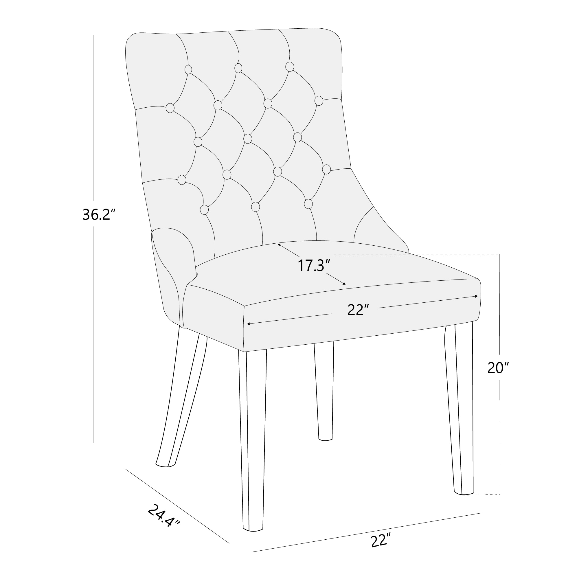 Circle 55 LWSY1263-C0200311T Dining-Chairs - View #8