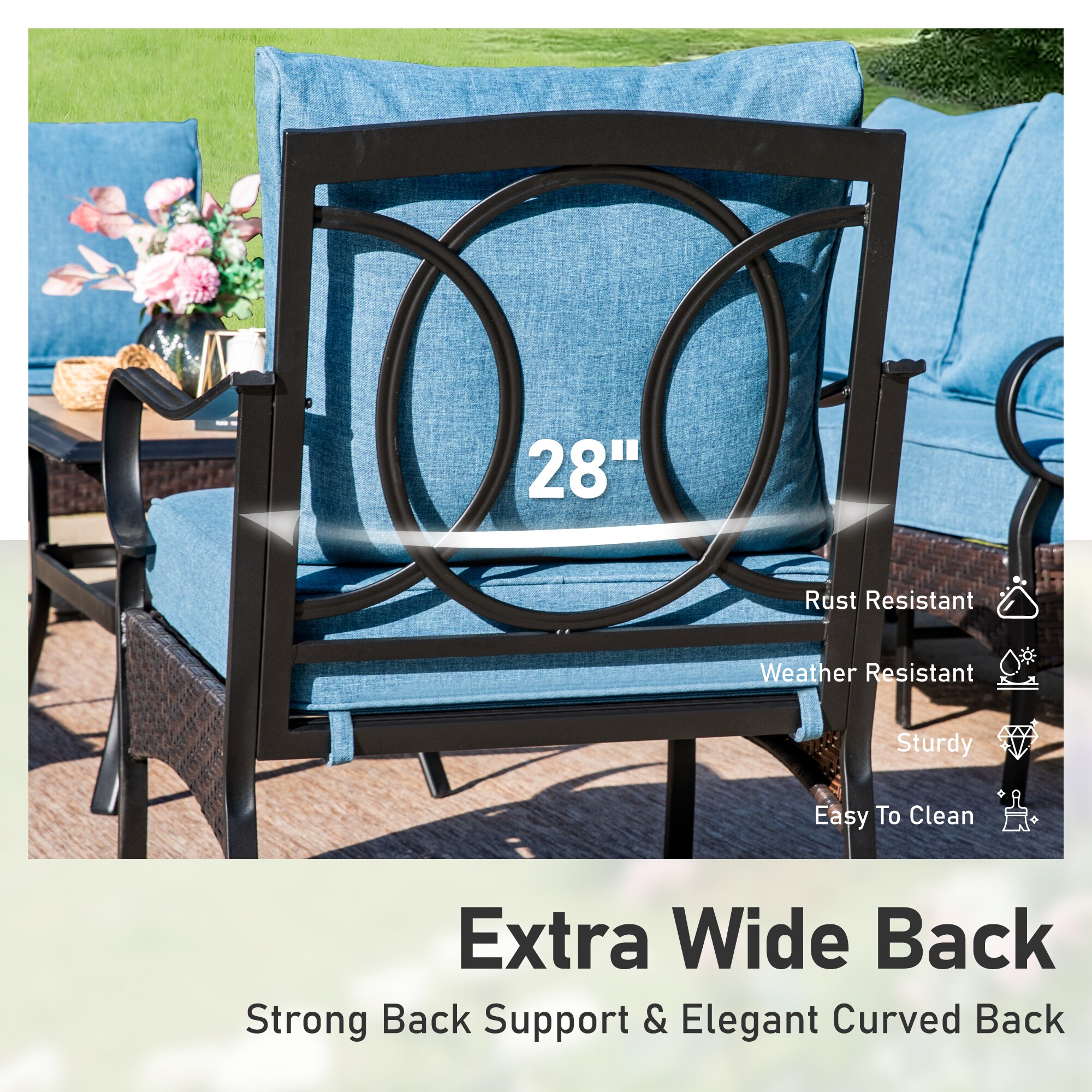 Sunshine Valley R-302-007 Patio-Conversation-Sets - View #7