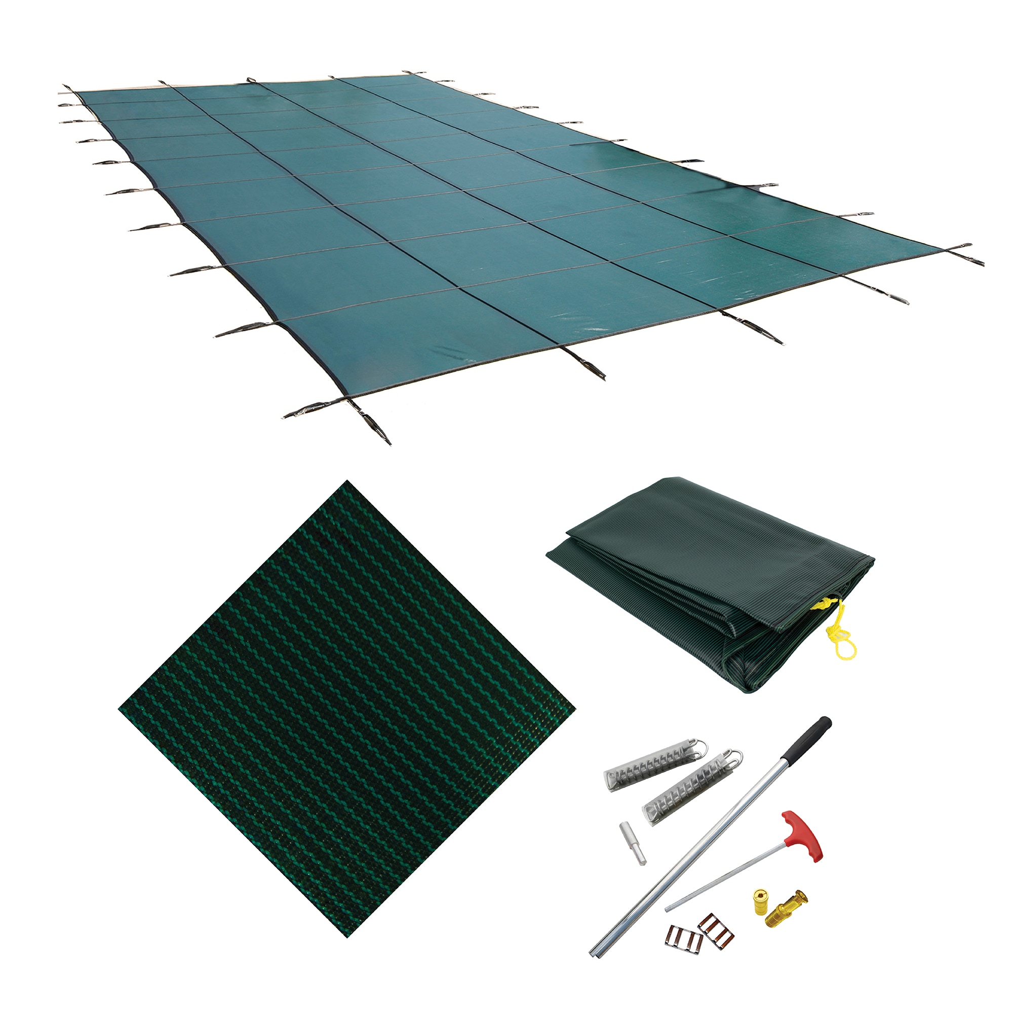 Blue Wave BWS315G 16-Feet x 30-Feet Polypropylene Safety Rectangle Pool Cover