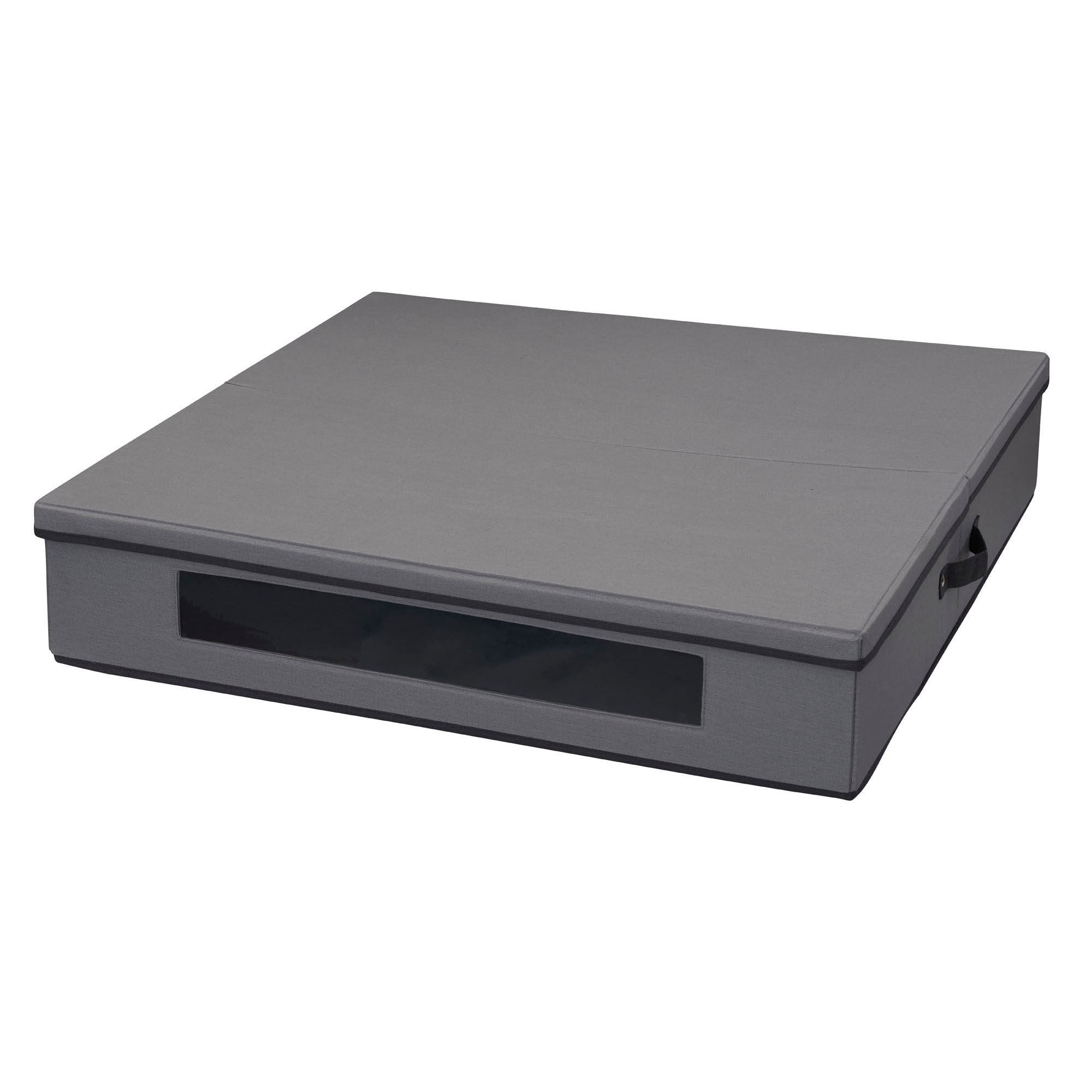 Household Essentials Wreath Storage Container 30 Inch Wreath Storage Box with Handles Sturdy Sides Keeps Wreaths Free of Dust and Pests in Storage Gray #HH52584-1