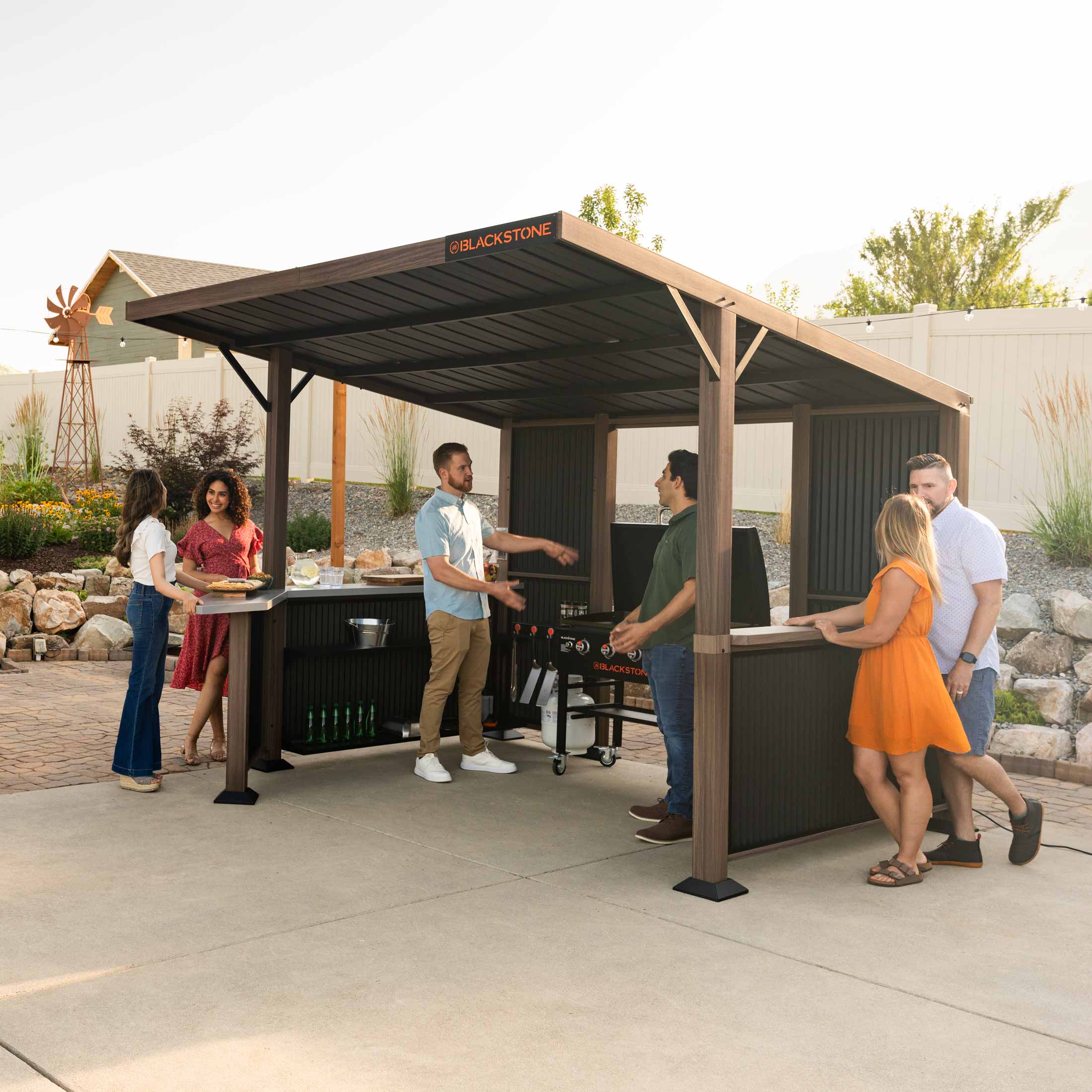Blackstone 6000 Wood-Resin-Gazebos - View #2
