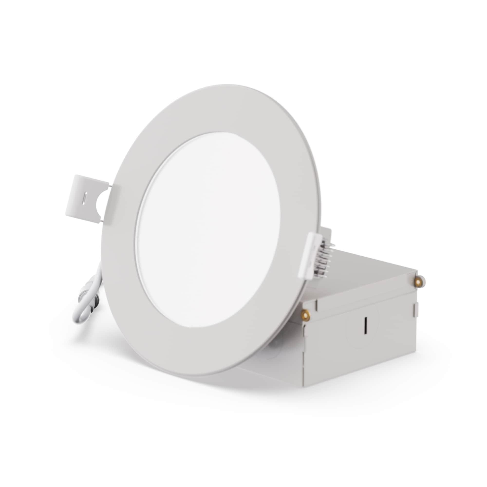 Infibrite IB-001-7-9W-HL Elite White 4-in 750 -Lumens Switchable Round Dimmable LED Canless Wet rated Recessed Downlight