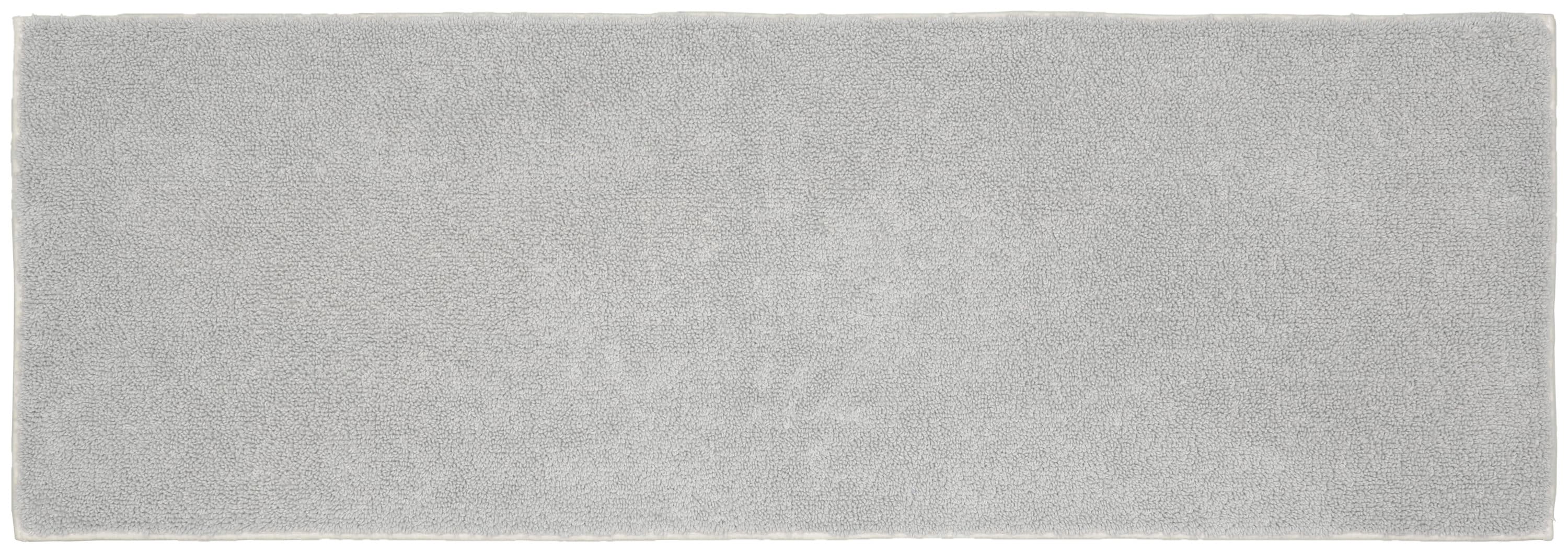 Garland Rug BA050W022060I7 Queen Cotton 22-in x 60-in Platinum Gray Cotton Bath runner