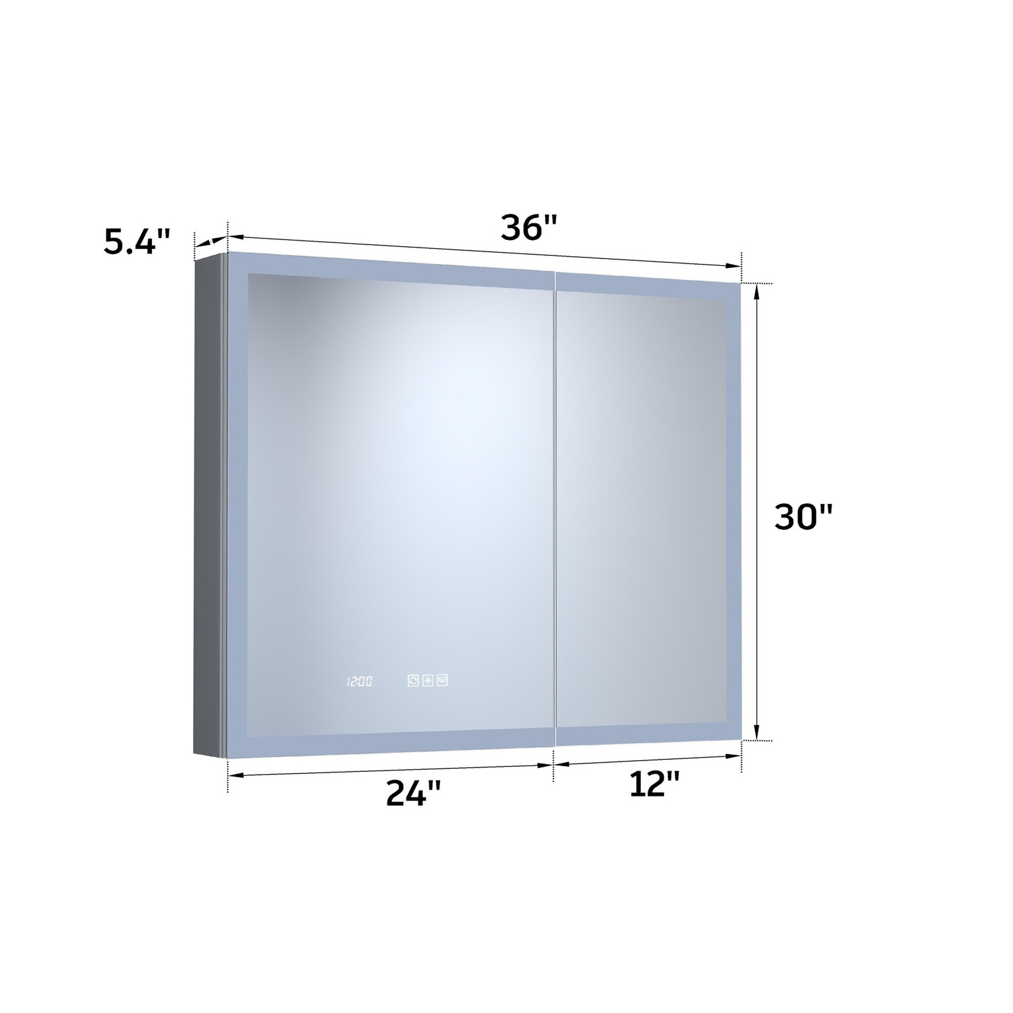 IAK ZYM102416 Bathroom-Medicine-Cabinets - View #6