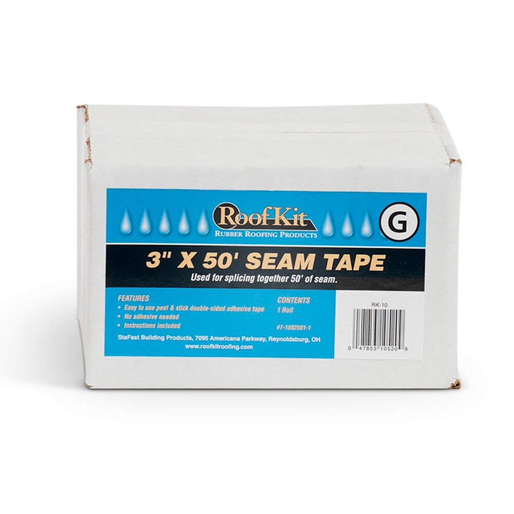 RoofKit Roofing Products Seam 50-Feet Roof Seam Tape in the Roof Seam ...