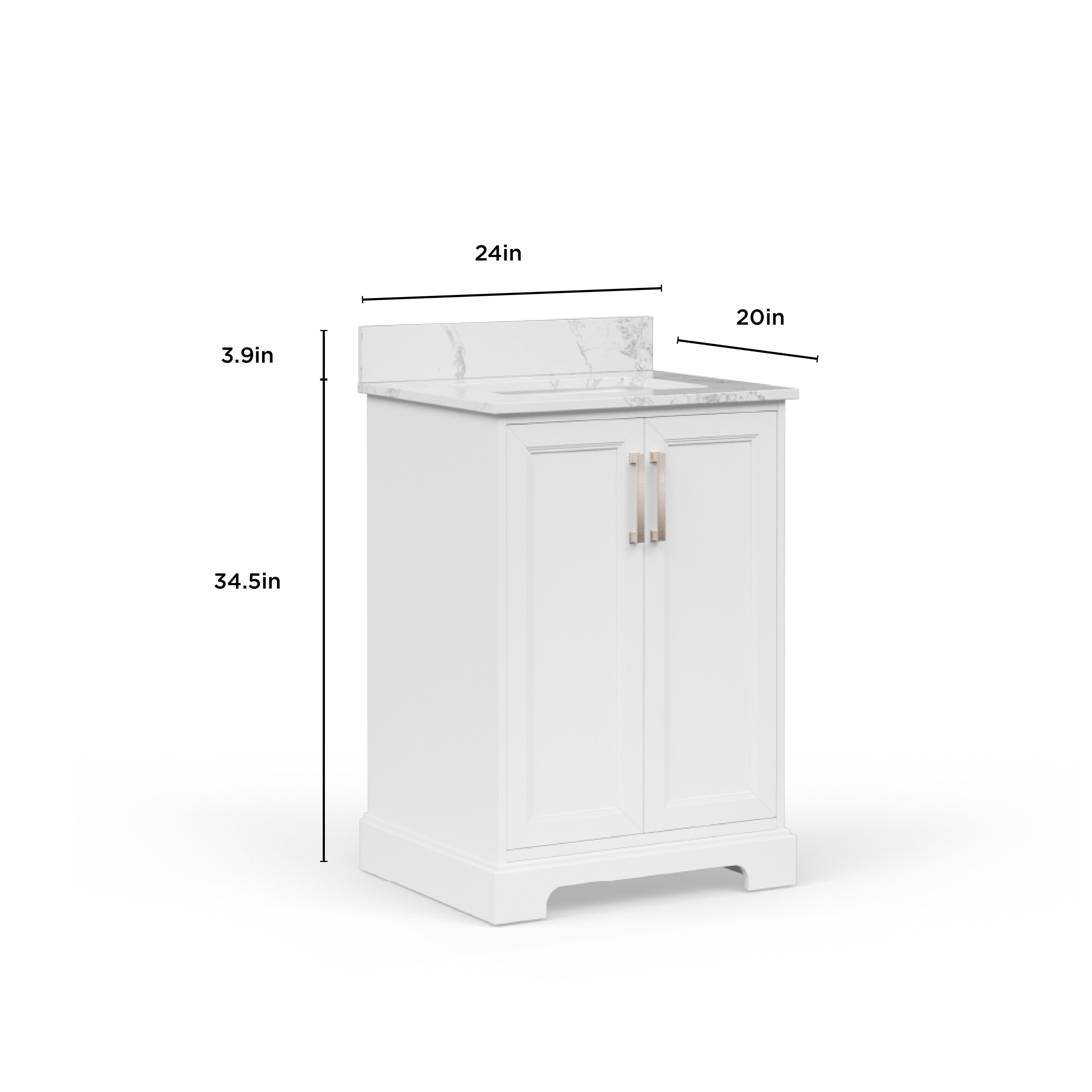 allen + roth LWS24TSVW Bath-Vanity-Combo - View #13