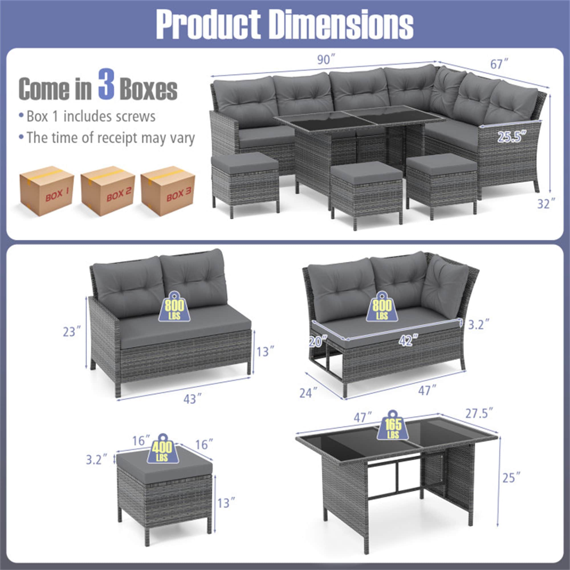 BABOOM BOM-0004AAA-OR Patio-Dining-Sets - View #3