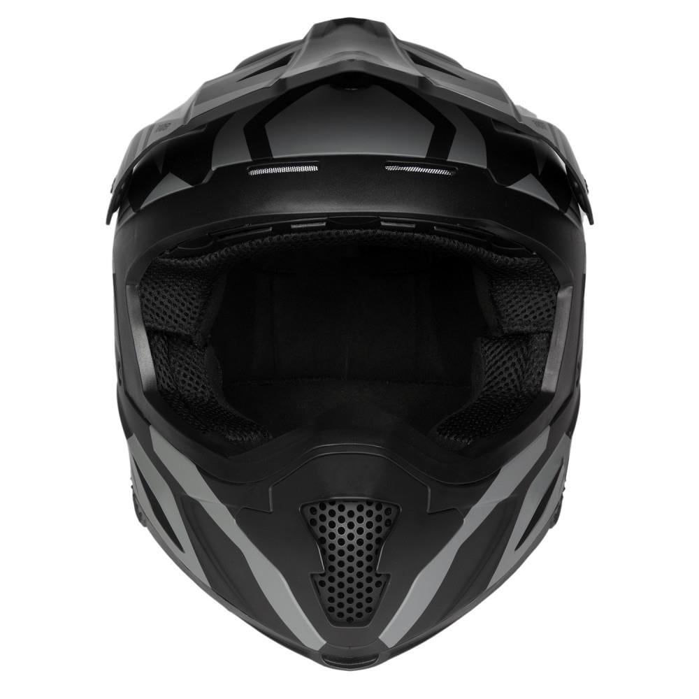 Raider Raider Adult Off Road Z7 MX Helmet - (Black/Grey) XL in the ...