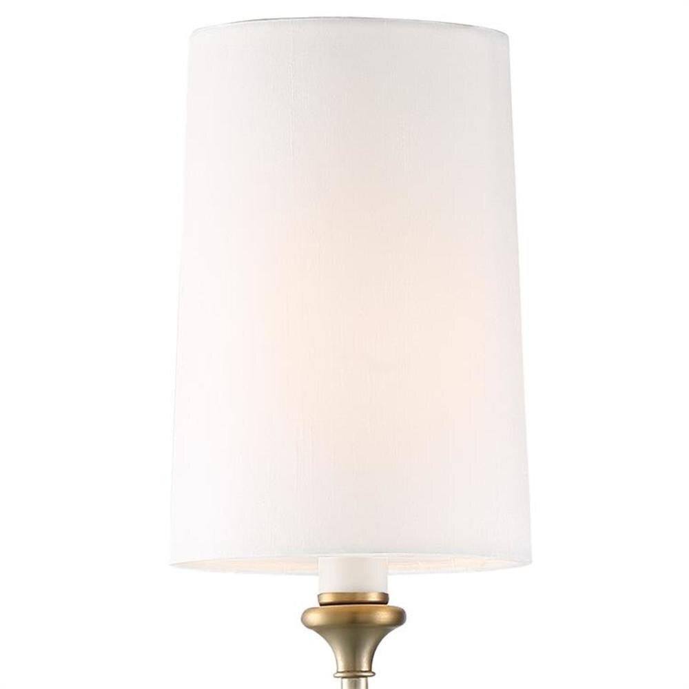 Crystorama Sylvan 15.5-in W 2 -Light Polished Gold Transitional Wall Sconce