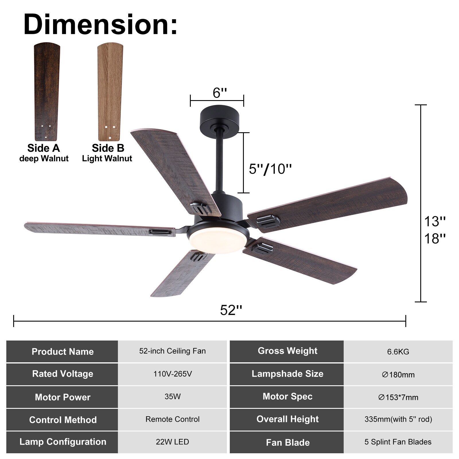 HyperDrop Cart W-W2991P494070 Ceiling-Fans - View #3