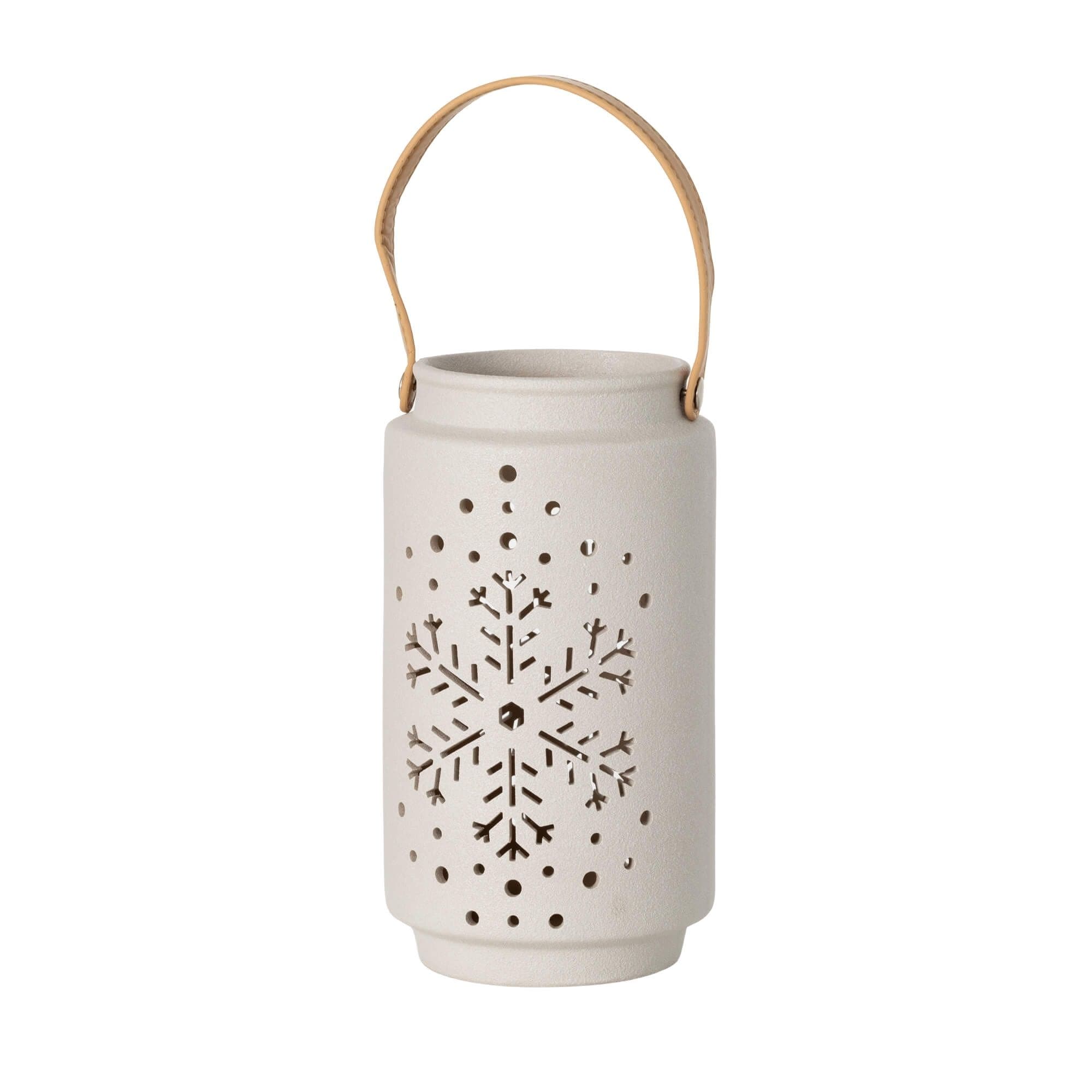 Sullivans PN4151 1 Candle Comfy Christmas Ceramic Lantern Candle Holder