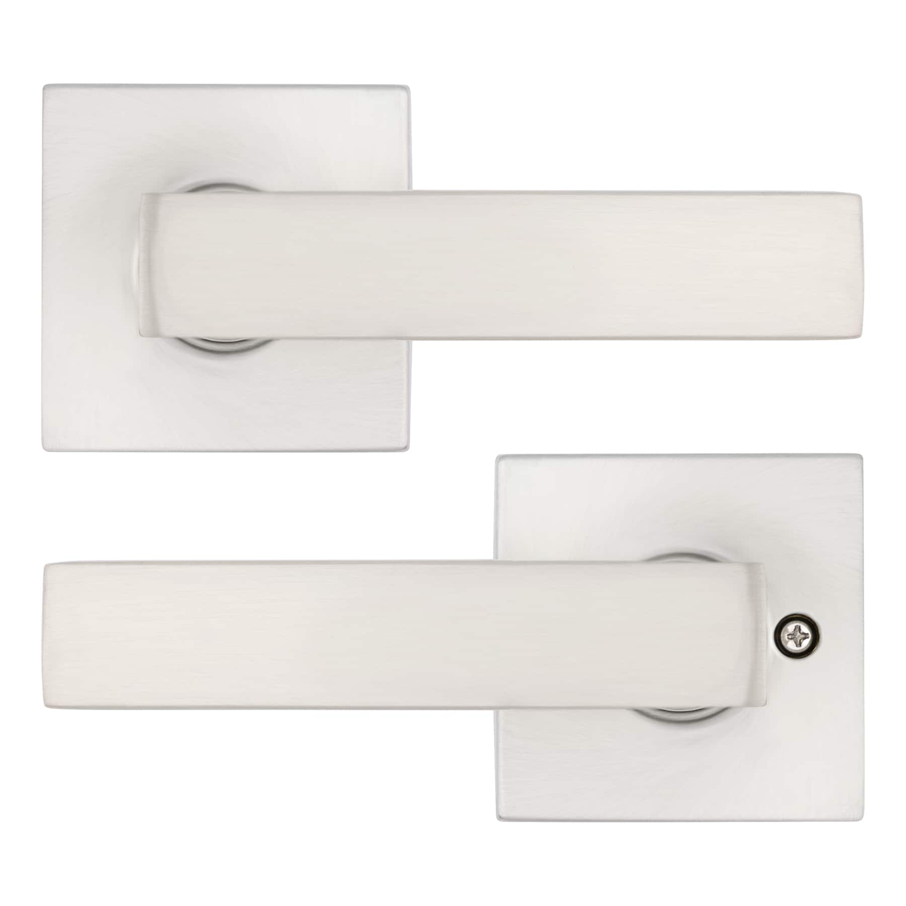 RELIABILT Baron Satin Nickel Interior/Exterior Hall/Closet Passage Door Knob  in the Door Knobs department at