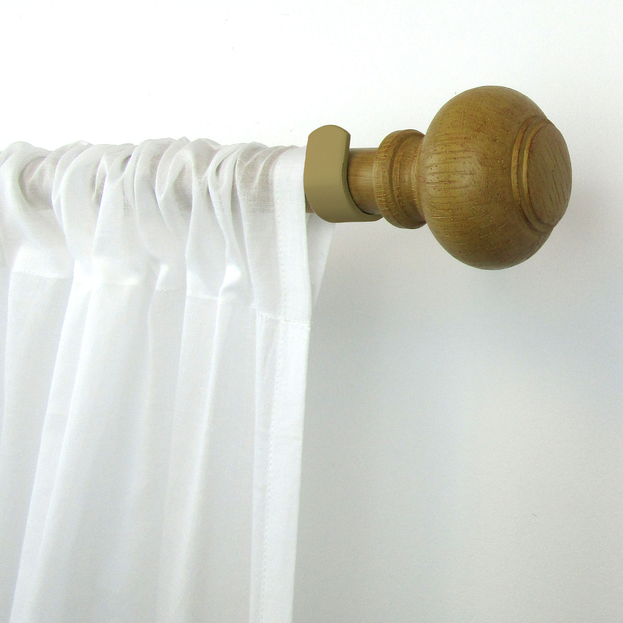 Versailles Home Fashions 2pk Window Curtain Rod Brackets - White : Target