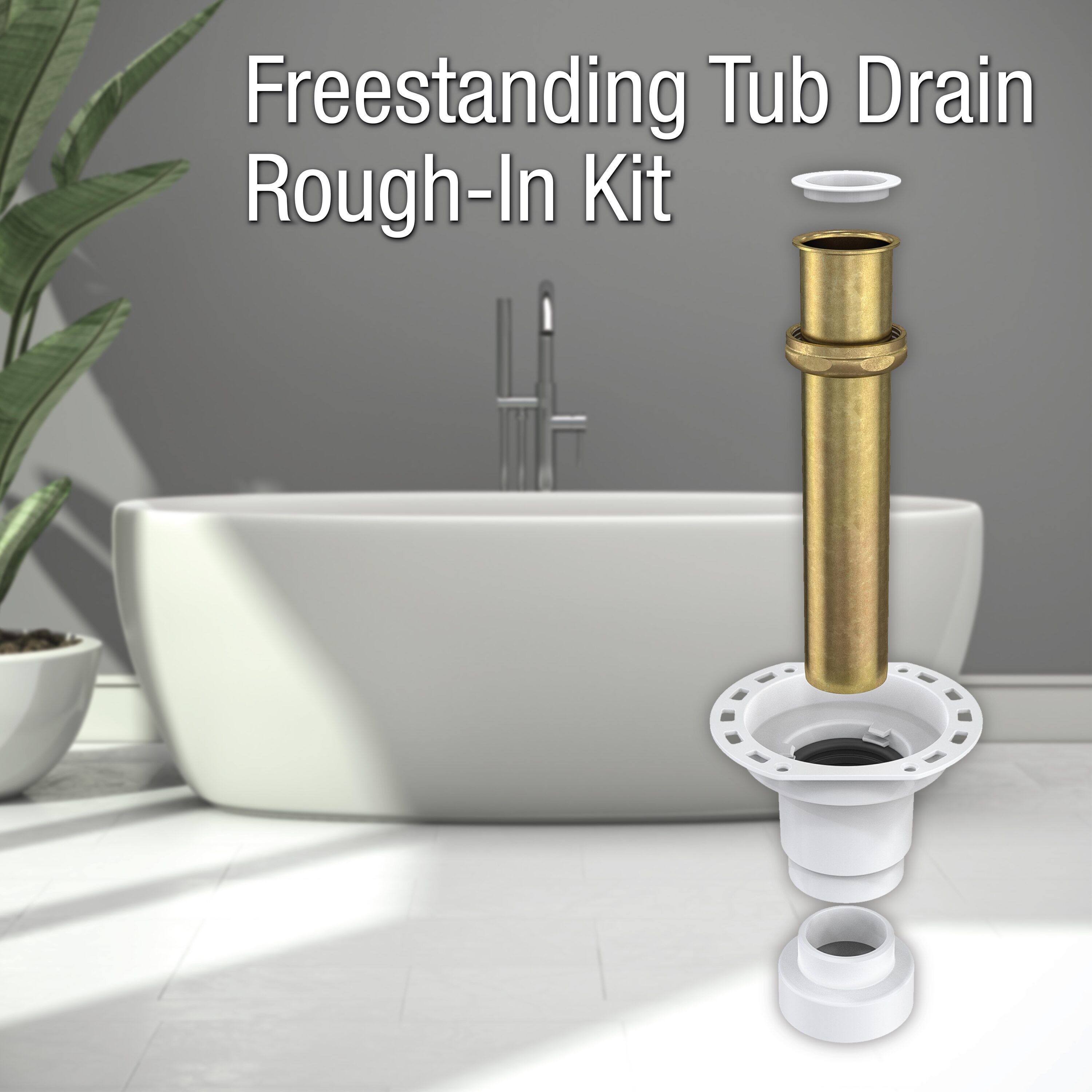 Tub Drain Strainer Trim Kit - Bar Objects