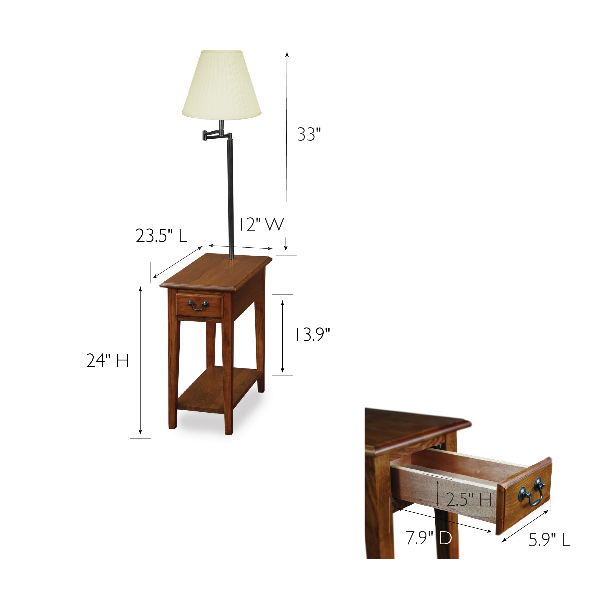 Leick Home 9037-MED End-Tables - View #6