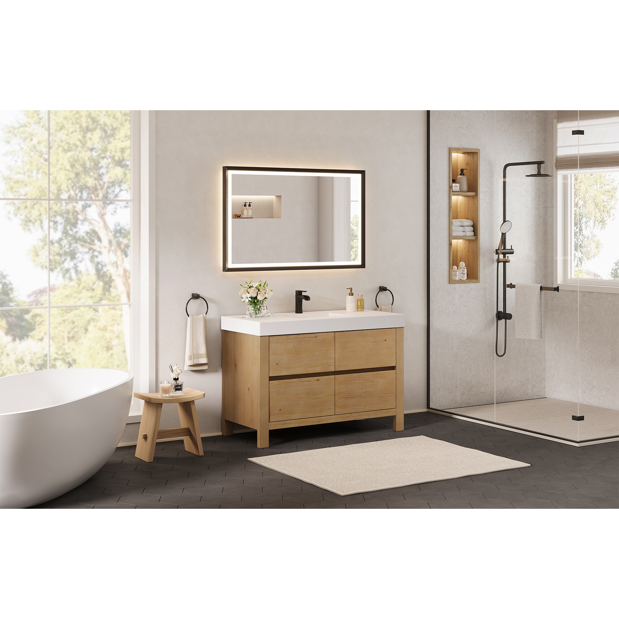 Altair 574048-WF-WH-NM Bath-Vanity-Combo - View #14