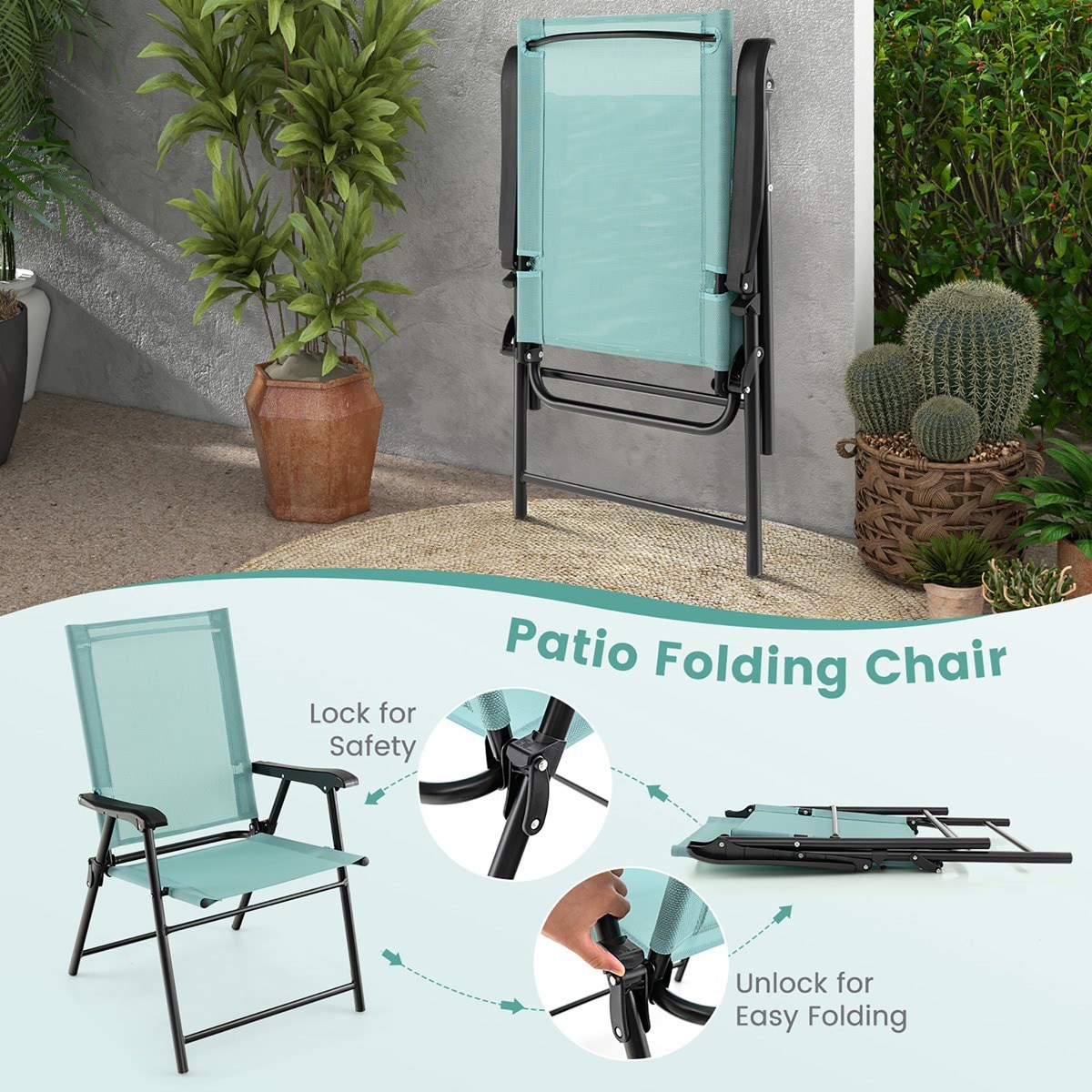 Costway NP11096NY-4 Patio-Chairs - View #5