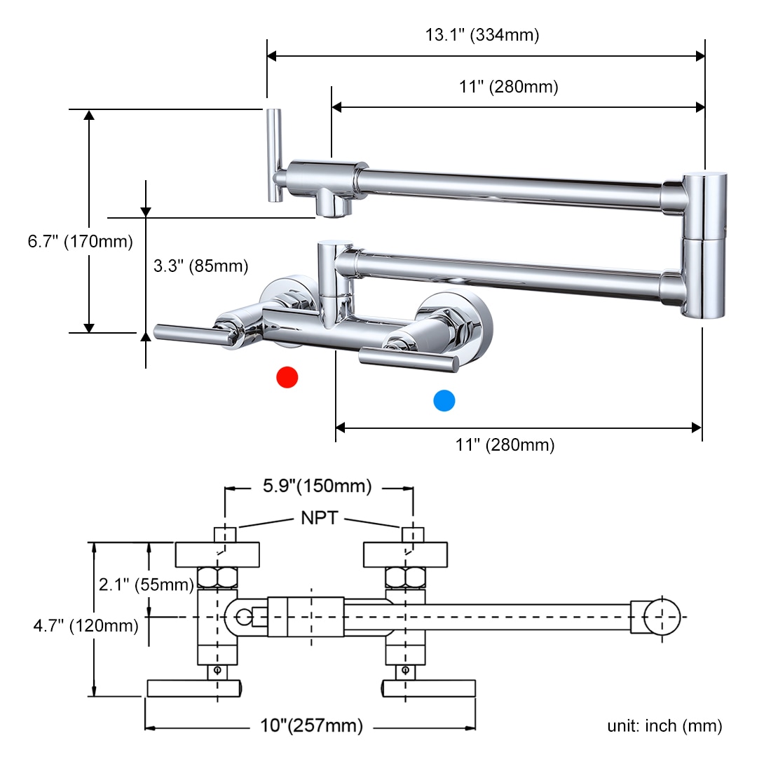 WOWOW 2311400C-LW Kitchen-Faucets - View #7