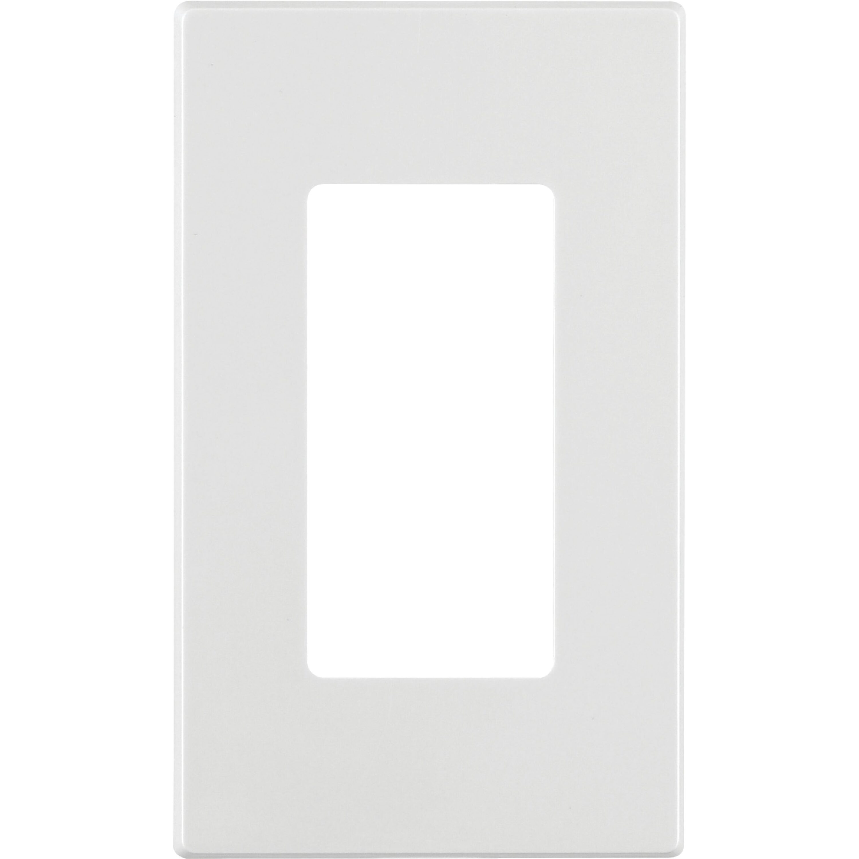 Leviton  Decora Plus White Screwless 1-Gang Wall Plate - Model 80301-SW