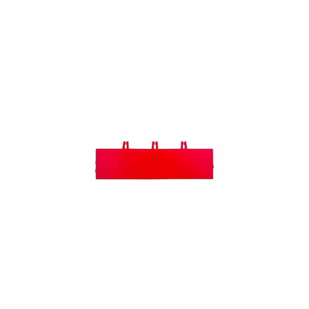  MSMP045 Master Mark Plastics 23604 12 in. Armadillo Tile Flaming Red Polypropylene Interlocking Bevels, Pack of 4