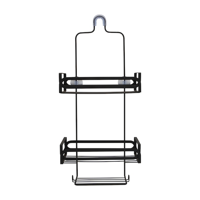 Elle Decor Black Steel 3-Shelf Hanging Shower Caddy 4.72-in x 10.63-in x  23.94-in in the Bathtub & Shower Caddies department at